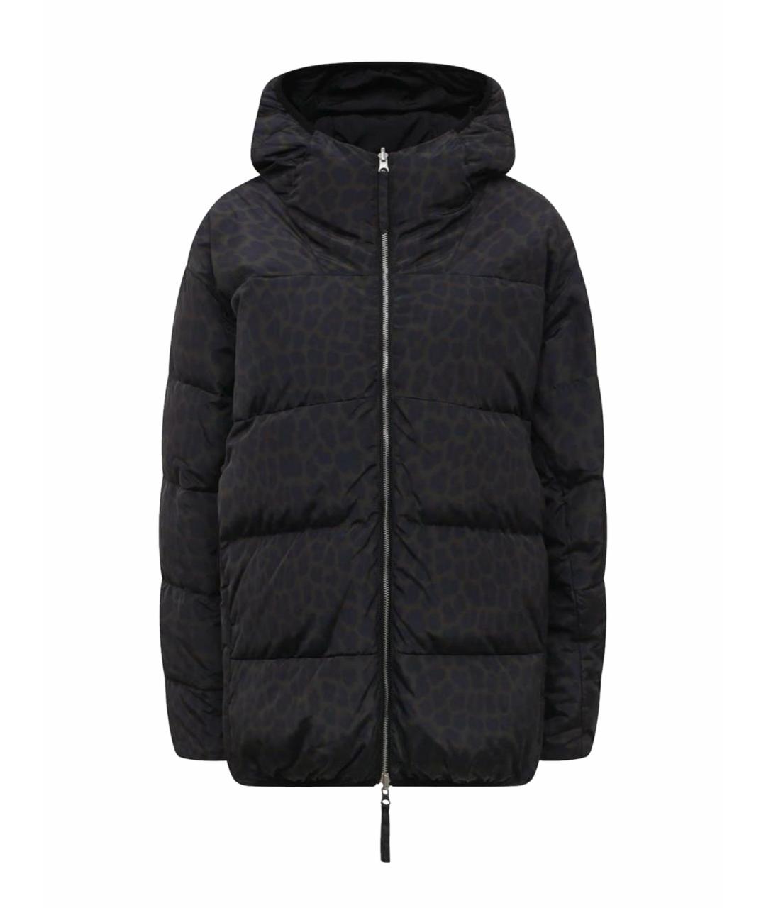 P.A.R.O.S.H. Черный полиэстеровый пуховик, фото 1