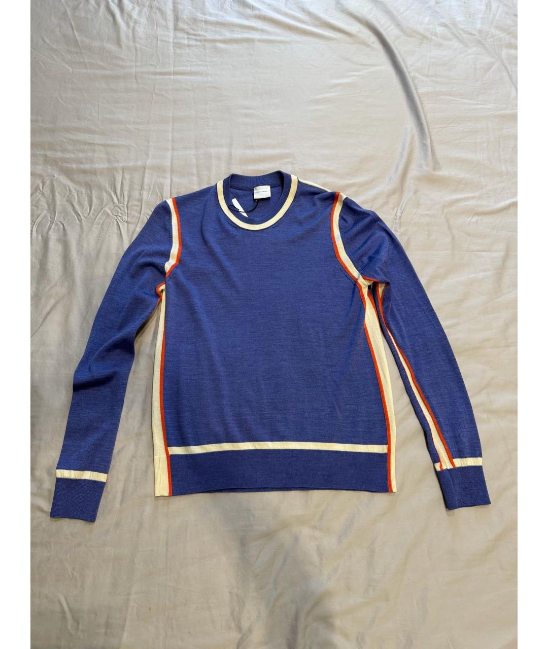 PAUL SMITH Фиолетовый шерстяной джемпер / свитер, фото 6