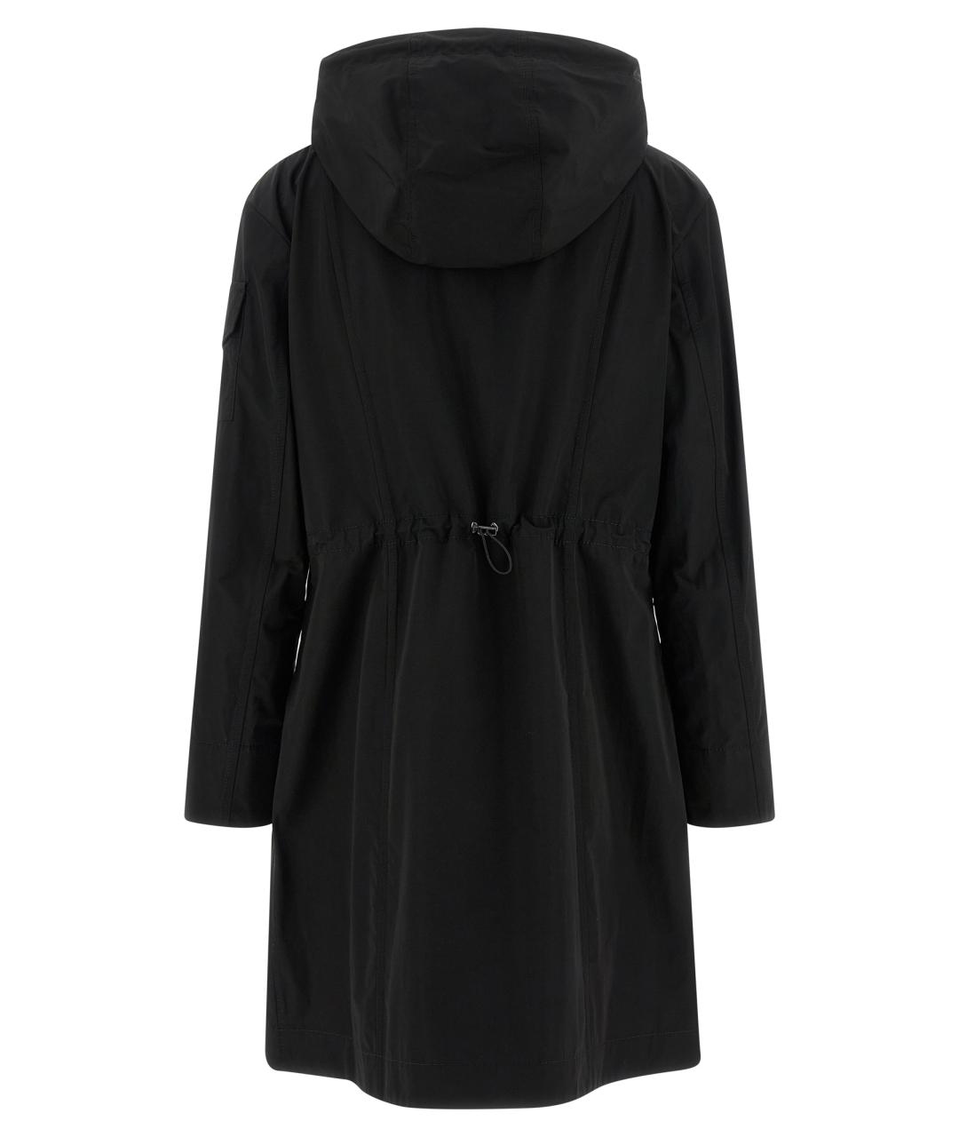 MONCLER Черная полиэстеровая парка, фото 2