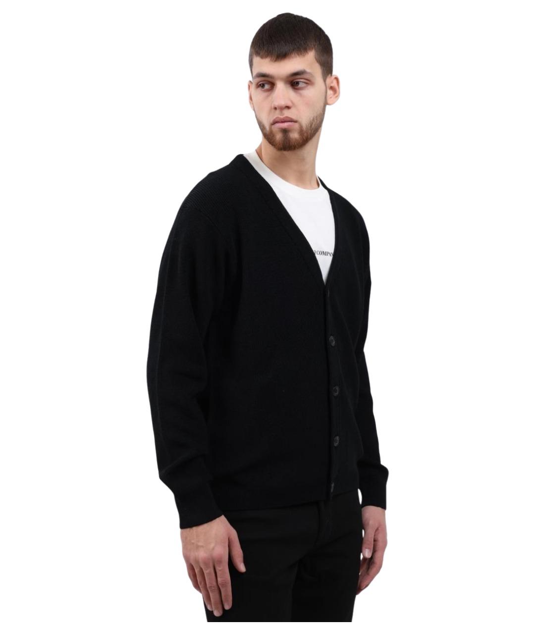 CP COMPANY Черный кардиган, фото 3
