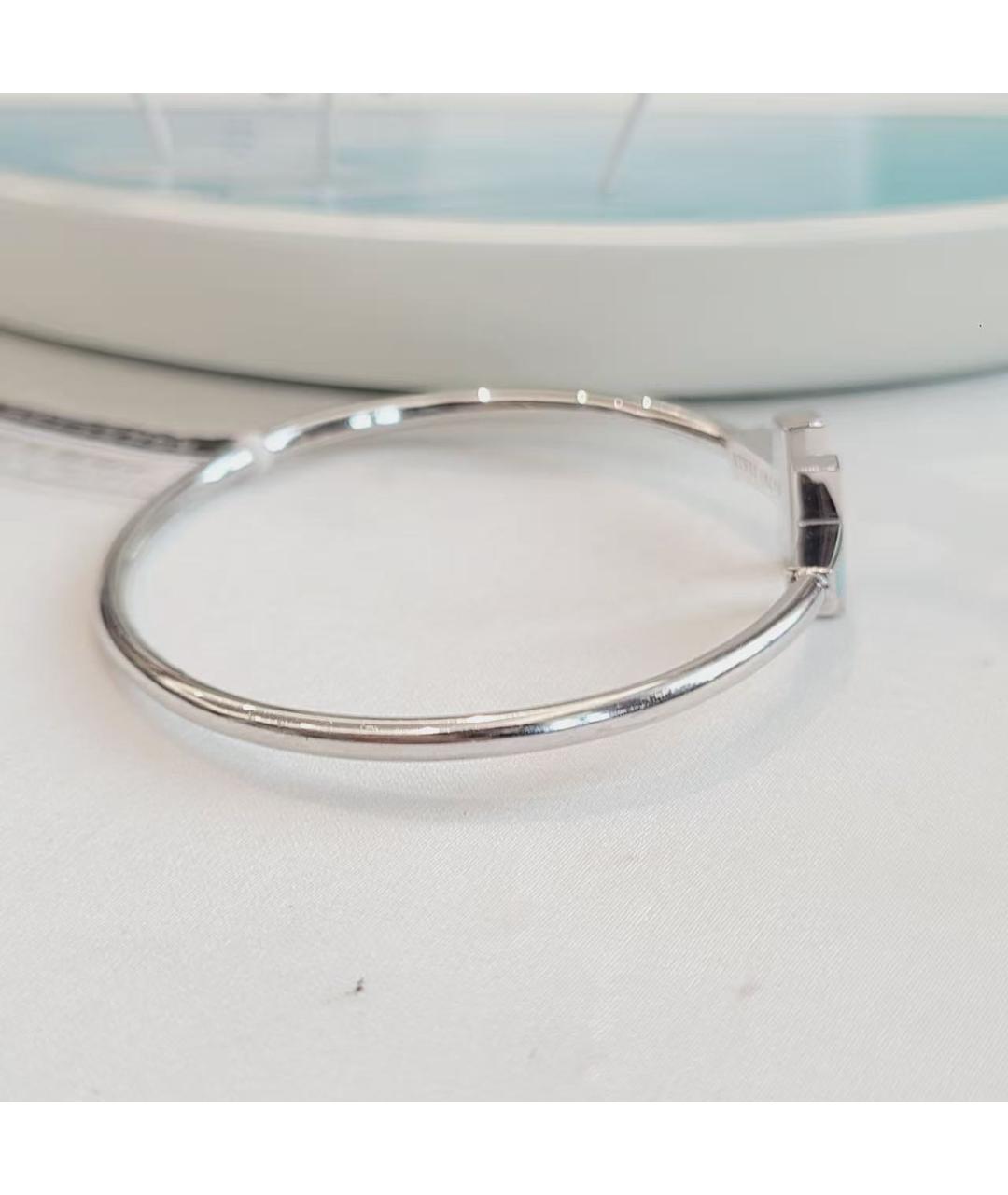 TIFFANY&CO Серебрянный браслет из белого золота, фото 4
