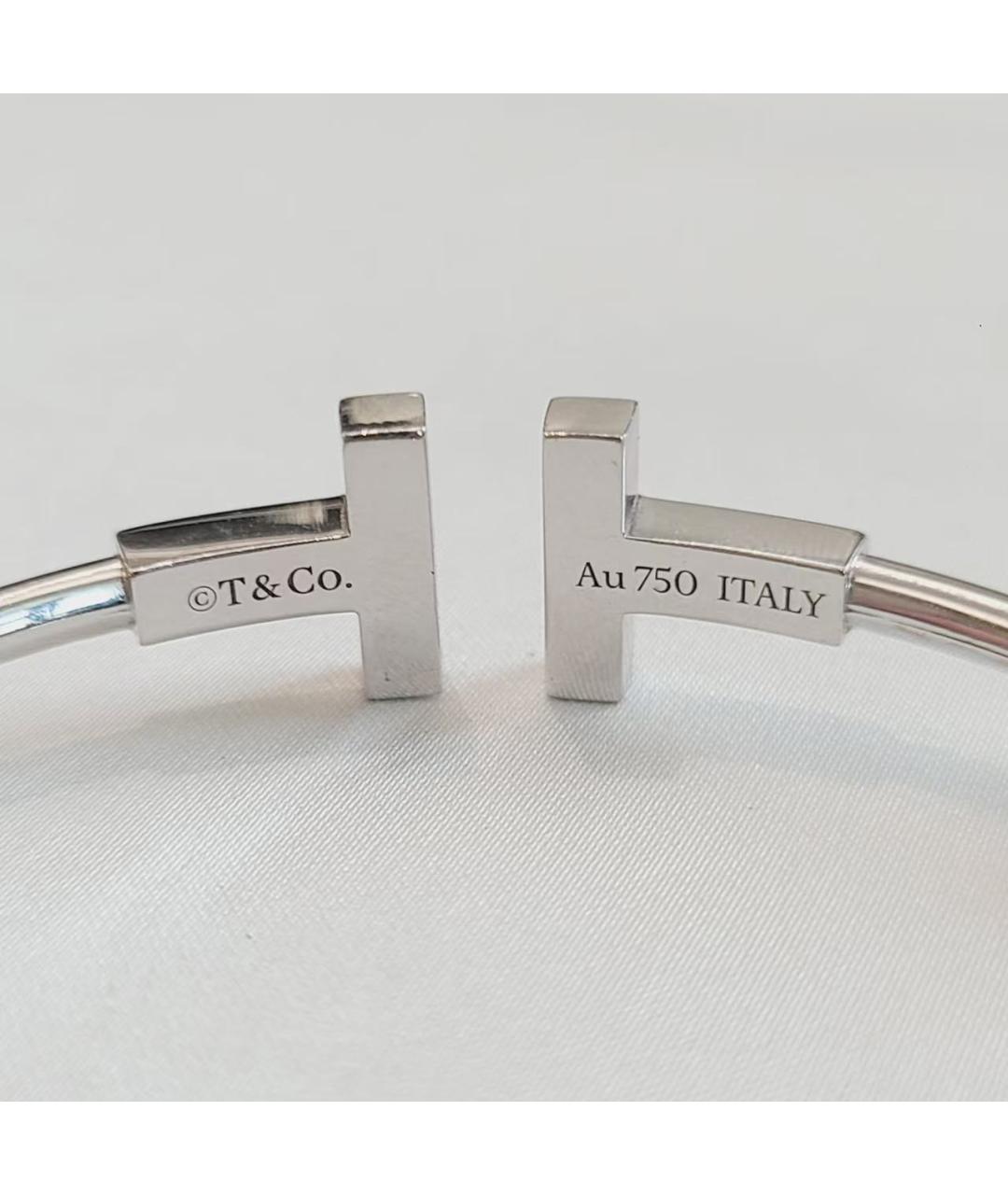 TIFFANY&CO Серебрянный браслет из белого золота, фото 5