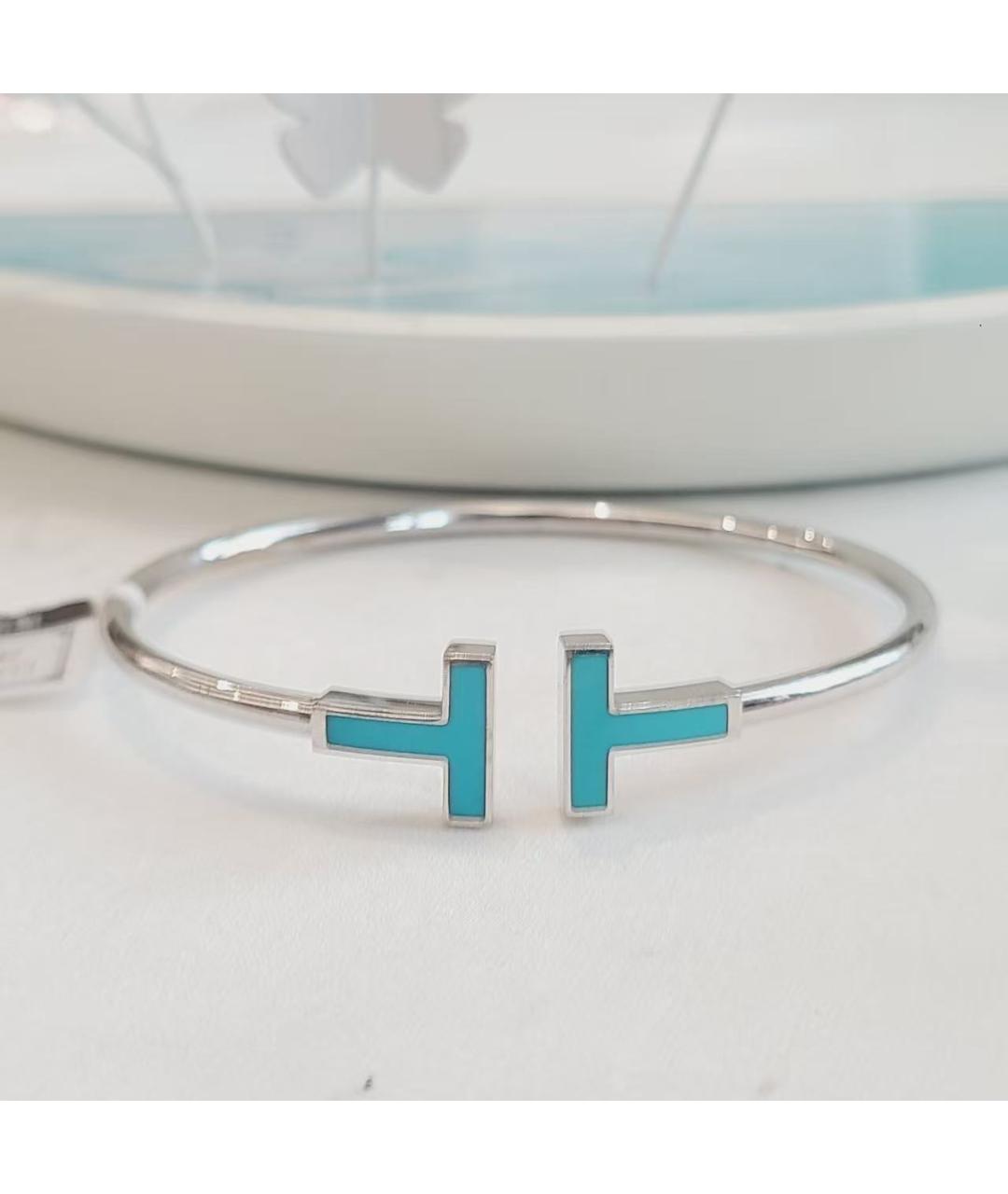 TIFFANY&CO Серебрянный браслет из белого золота, фото 3