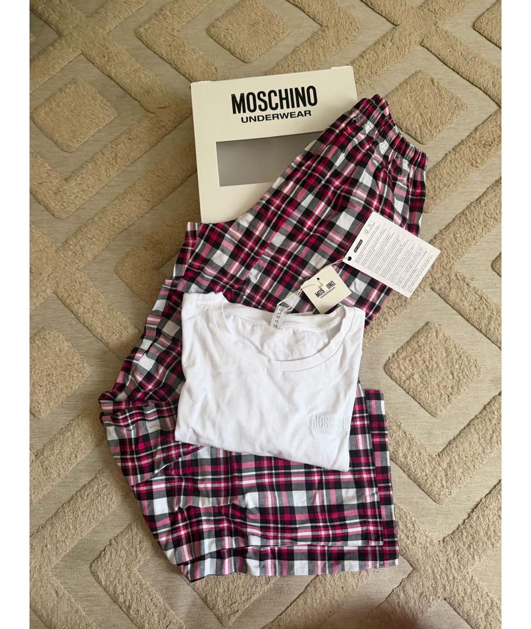 MOSCHINO Белая пижамы и сорочки, фото 6