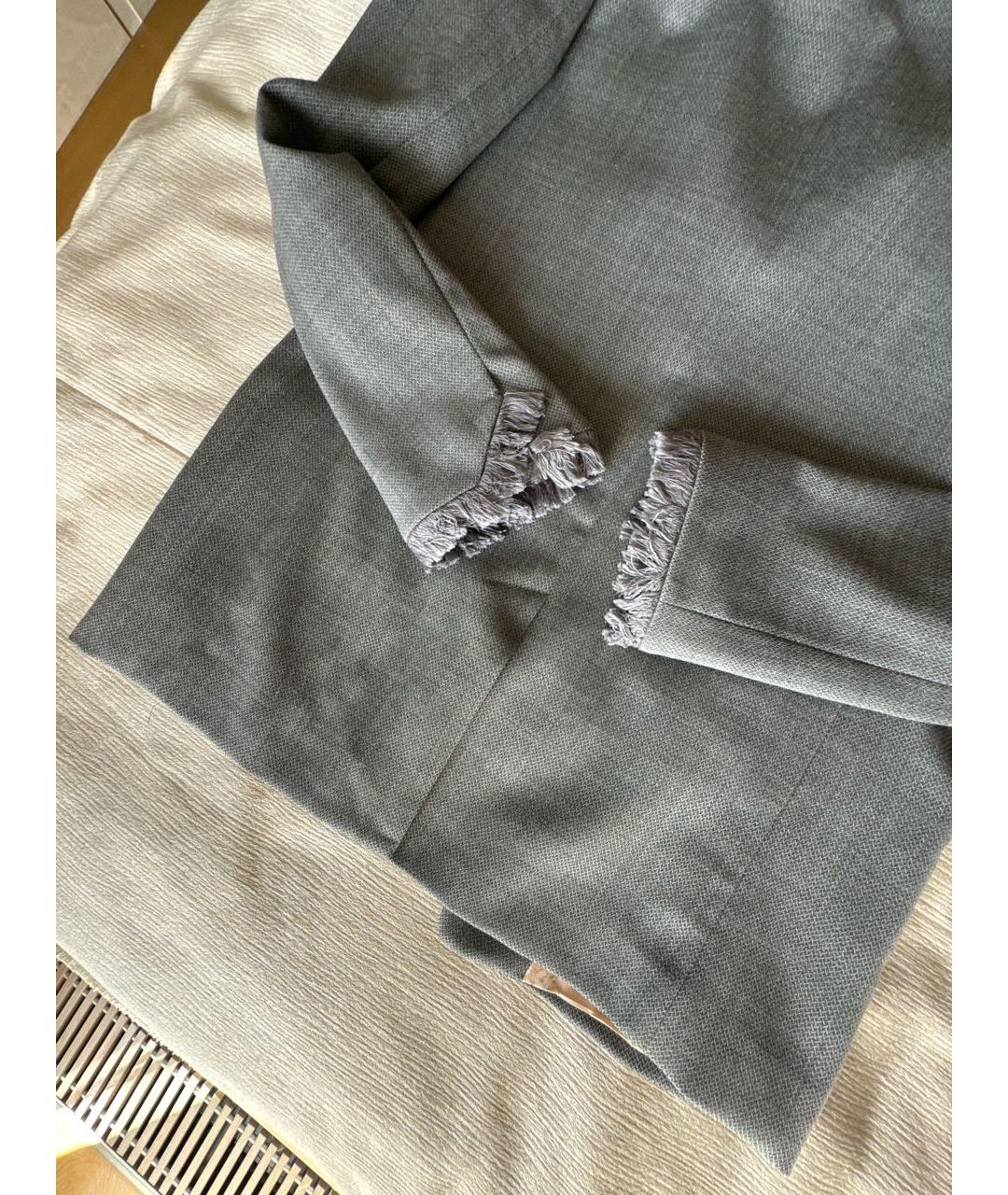 ZADIG & VOLTAIRE Серый шерстяной жакет/пиджак, фото 4