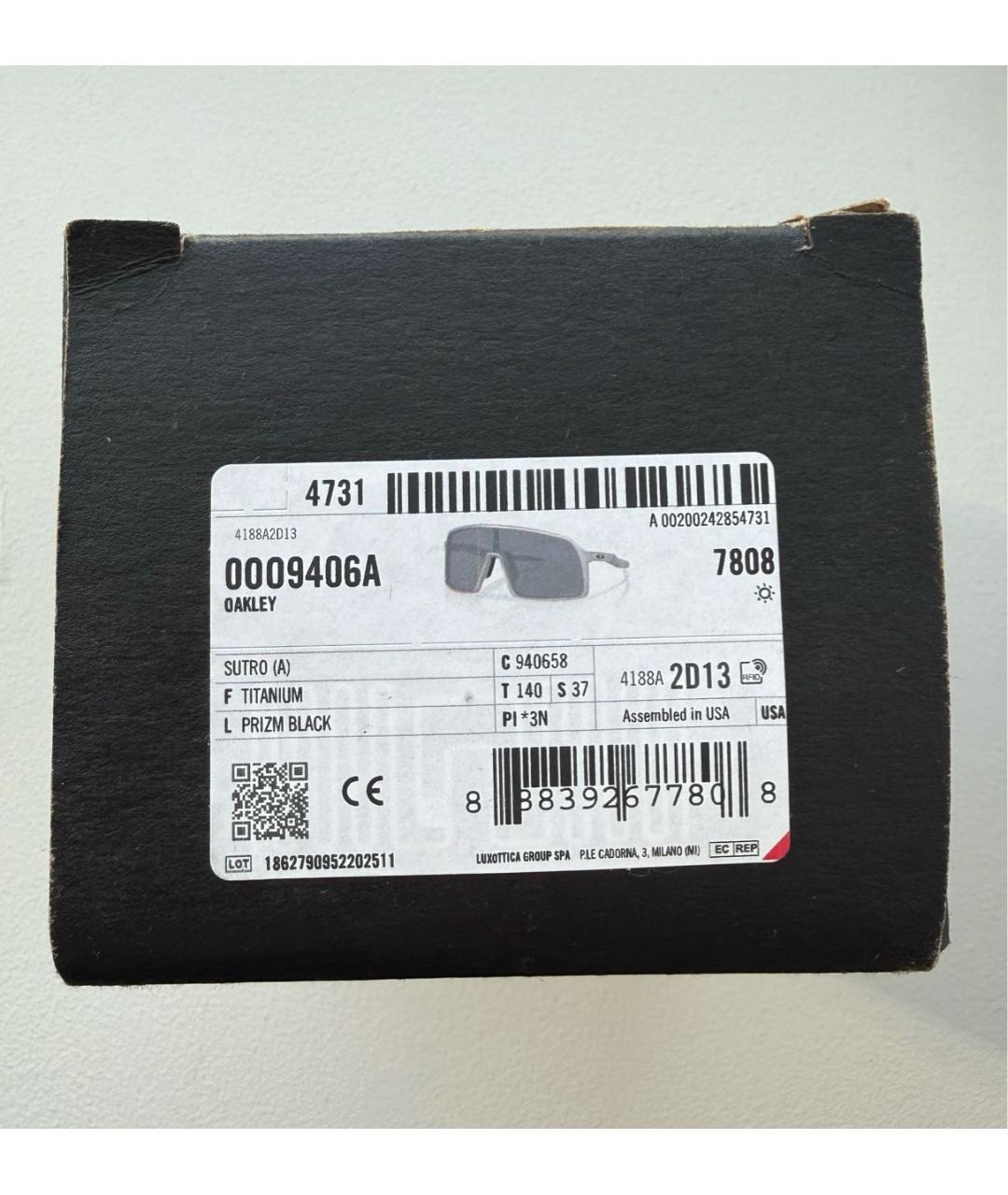 OAKLEY Серые пластиковые солнцезащитные очки, фото 8