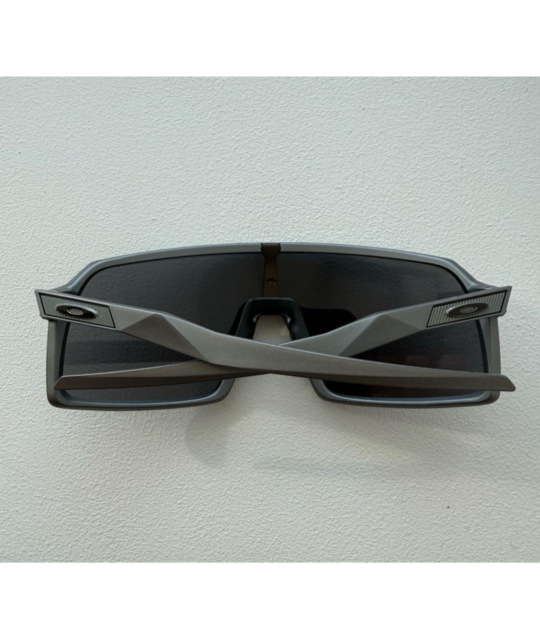 OAKLEY Серые пластиковые солнцезащитные очки, фото 6