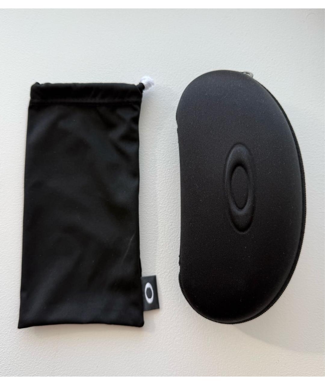 OAKLEY Серые пластиковые солнцезащитные очки, фото 4