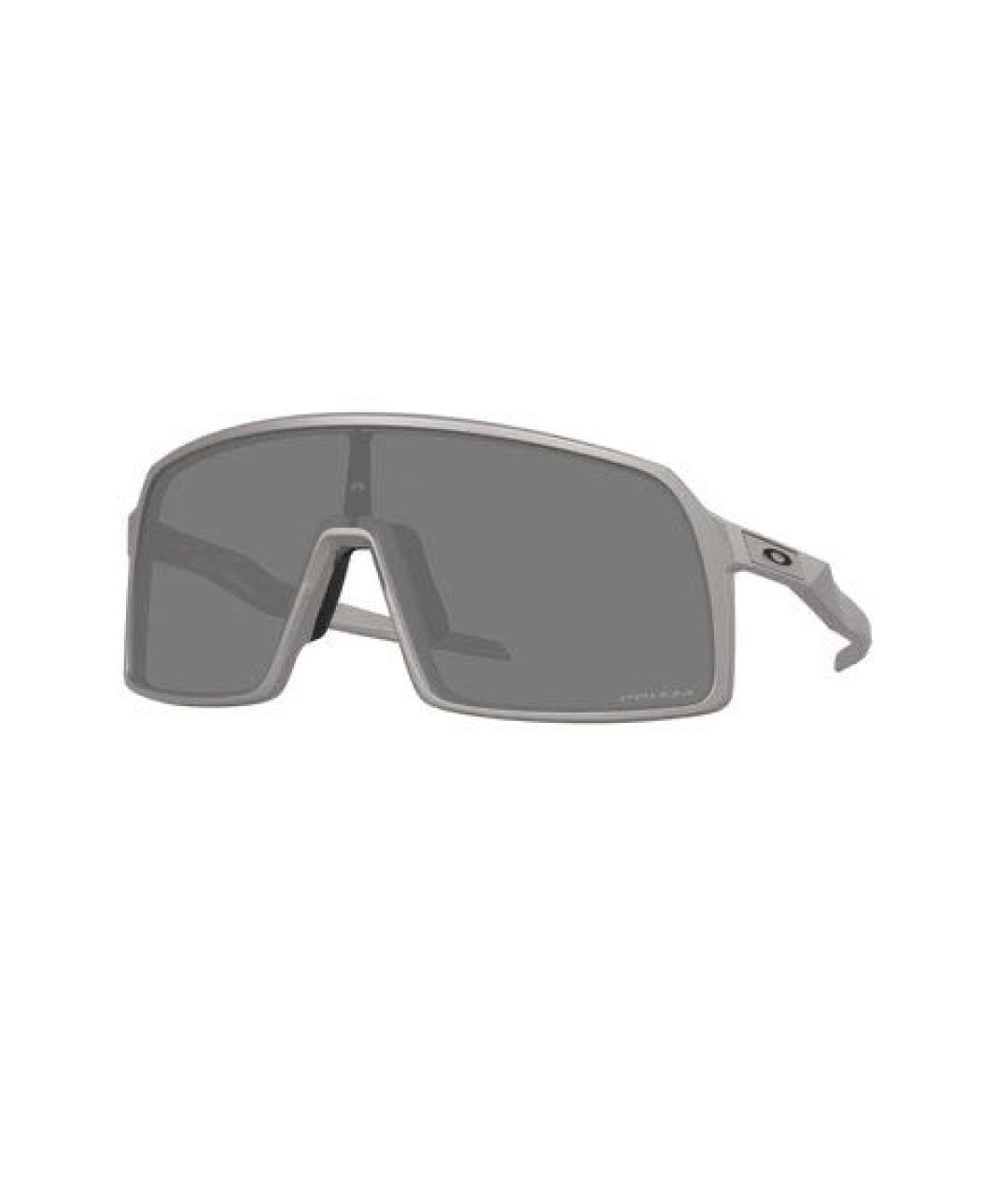 OAKLEY Серые пластиковые солнцезащитные очки, фото 3