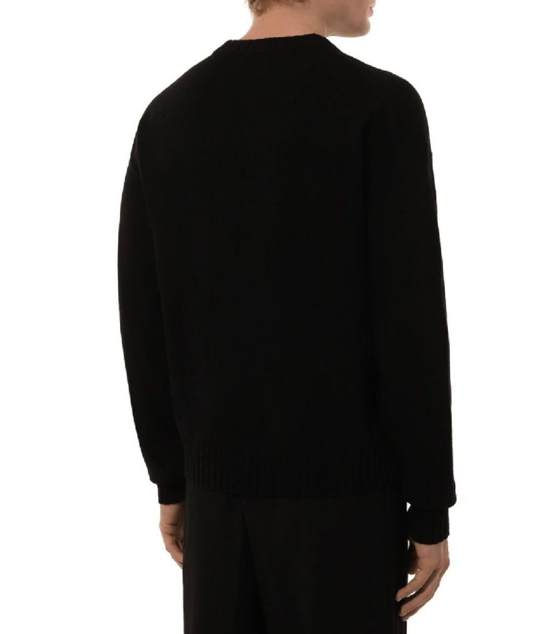 HUGO Черный шерстяной джемпер / свитер, фото 2