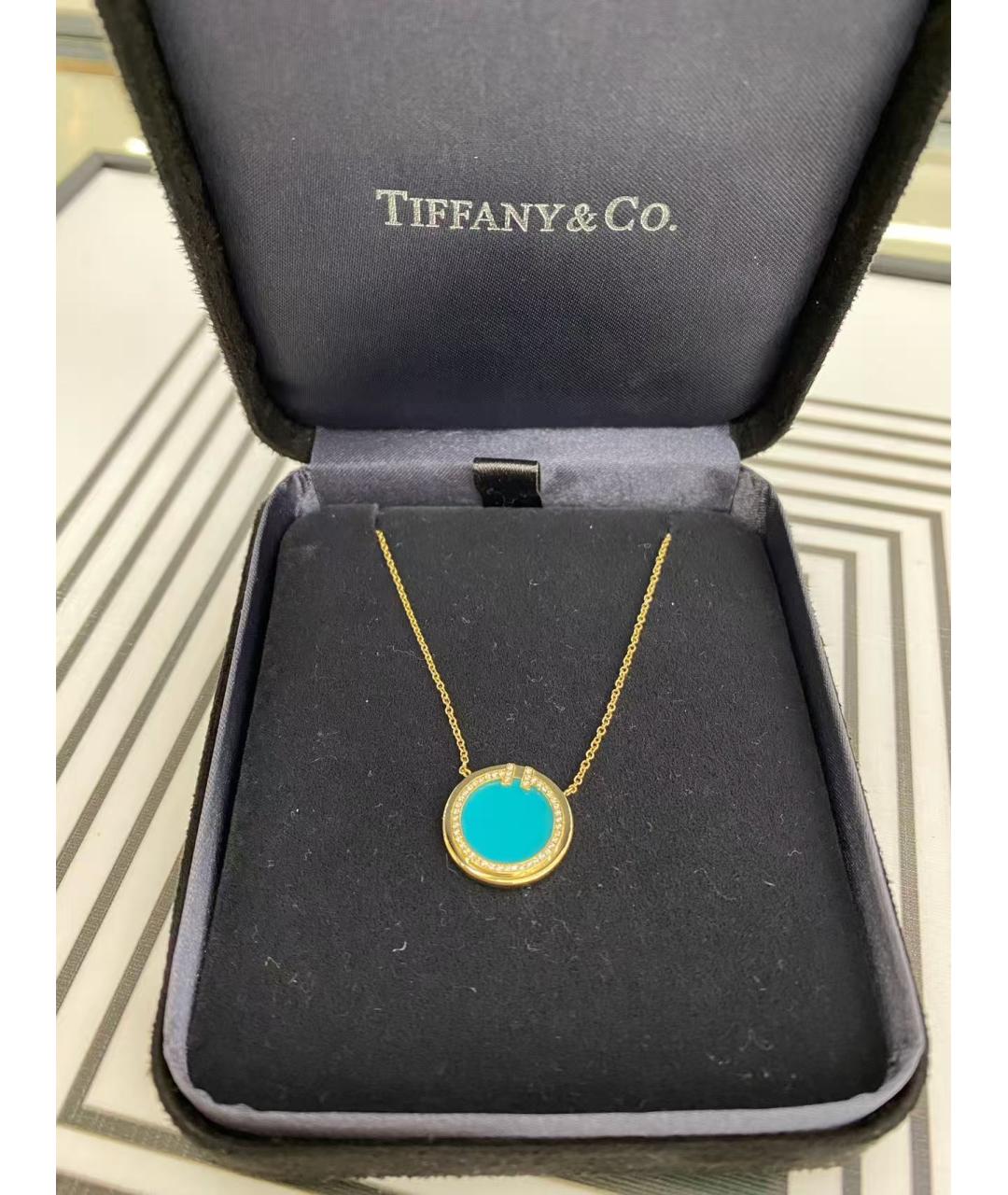 TIFFANY&CO Бирюзовое колье из розового золота, фото 2