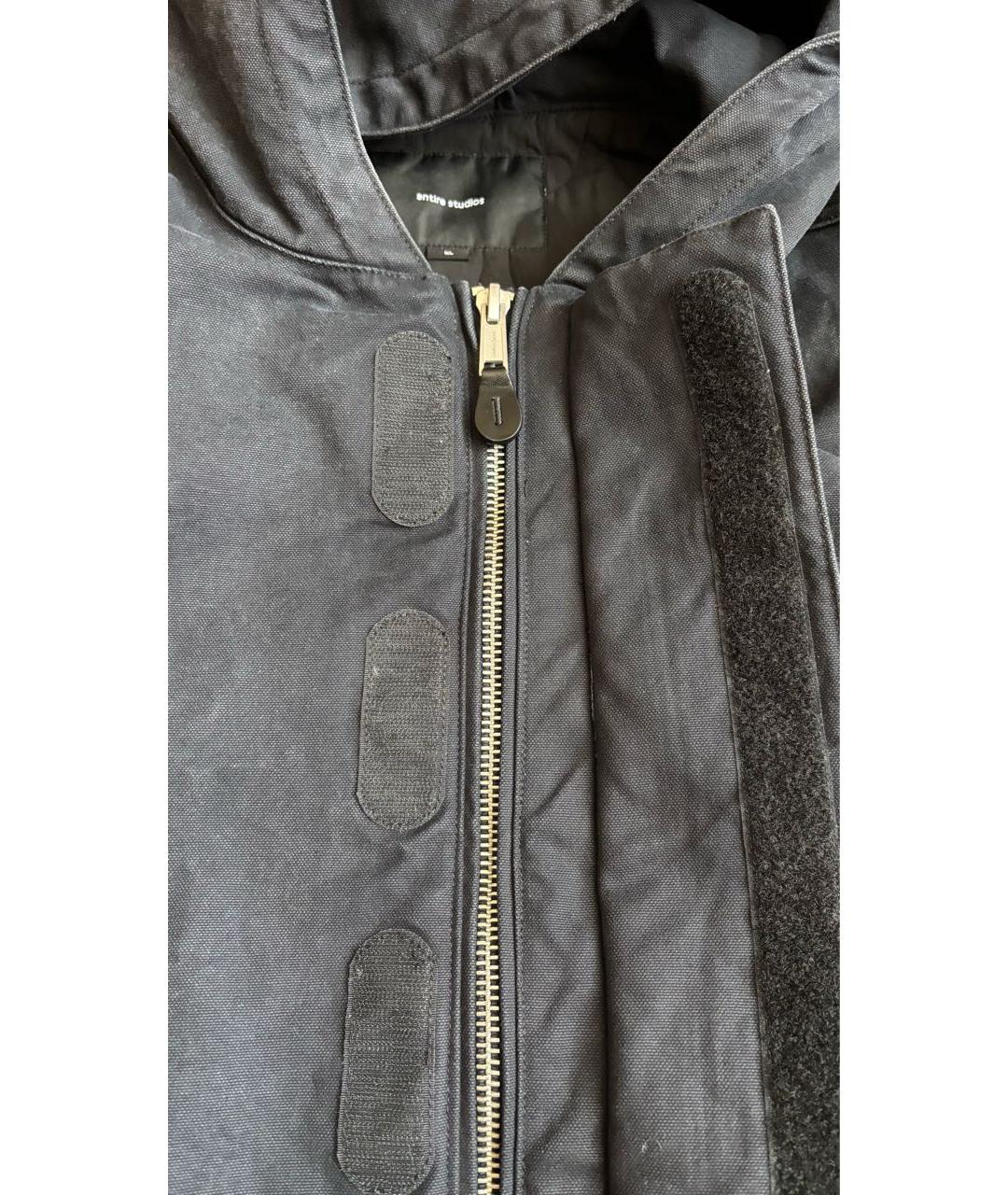 entire studios Темно-синяя хлопковая куртка, фото 3