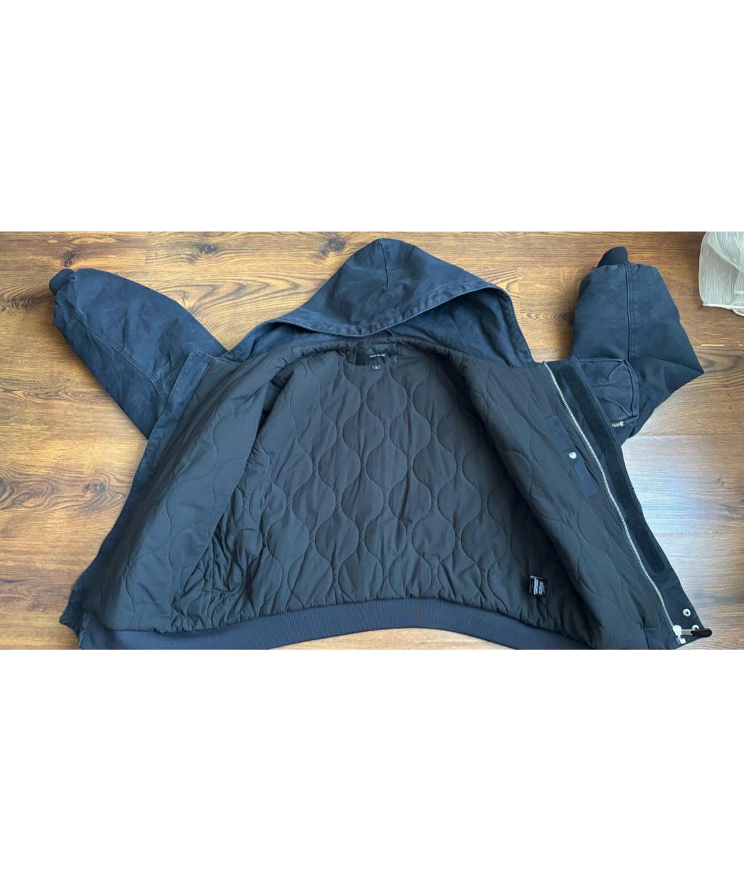 entire studios Темно-синяя хлопковая куртка, фото 4