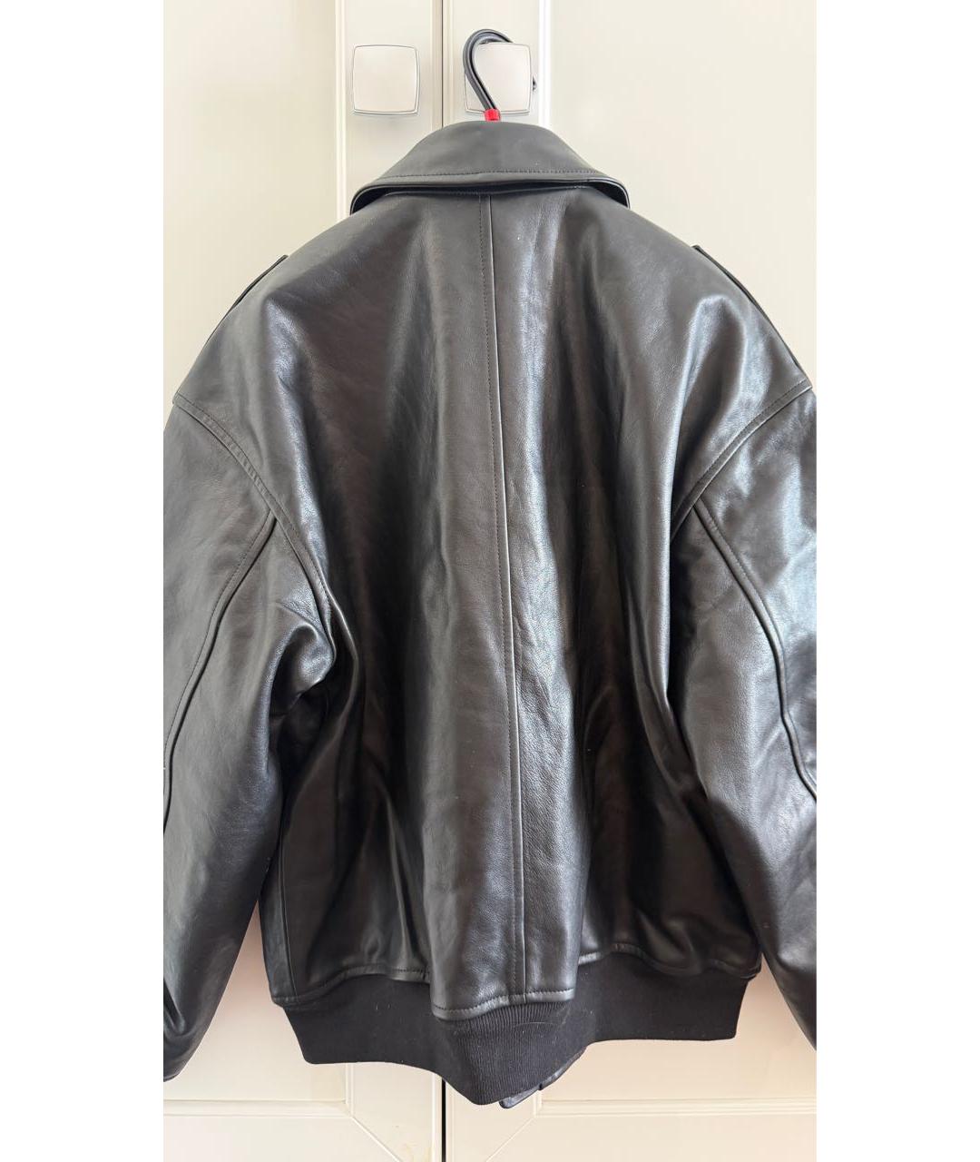 THE FRANKIE SHOP Черная кожаная куртка, фото 2