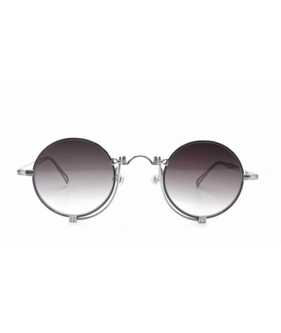 MATSUDA Серебряные металлические солнцезащитные очки, фото 1