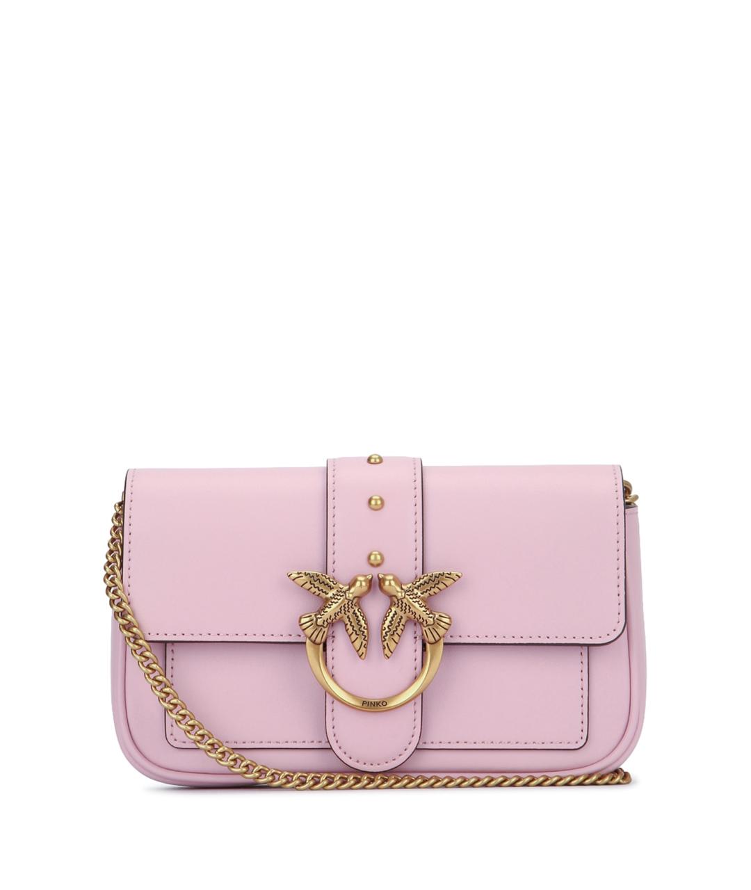 PINKO Розовая сумка через плечо, фото 1