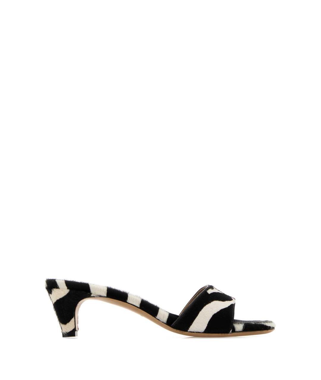 FERRAGAMO Мульти кожаные мюли, фото 3
