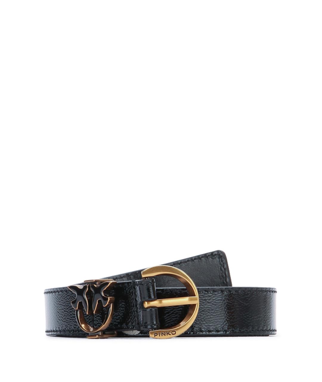 PINKO Черный ремень, фото 1