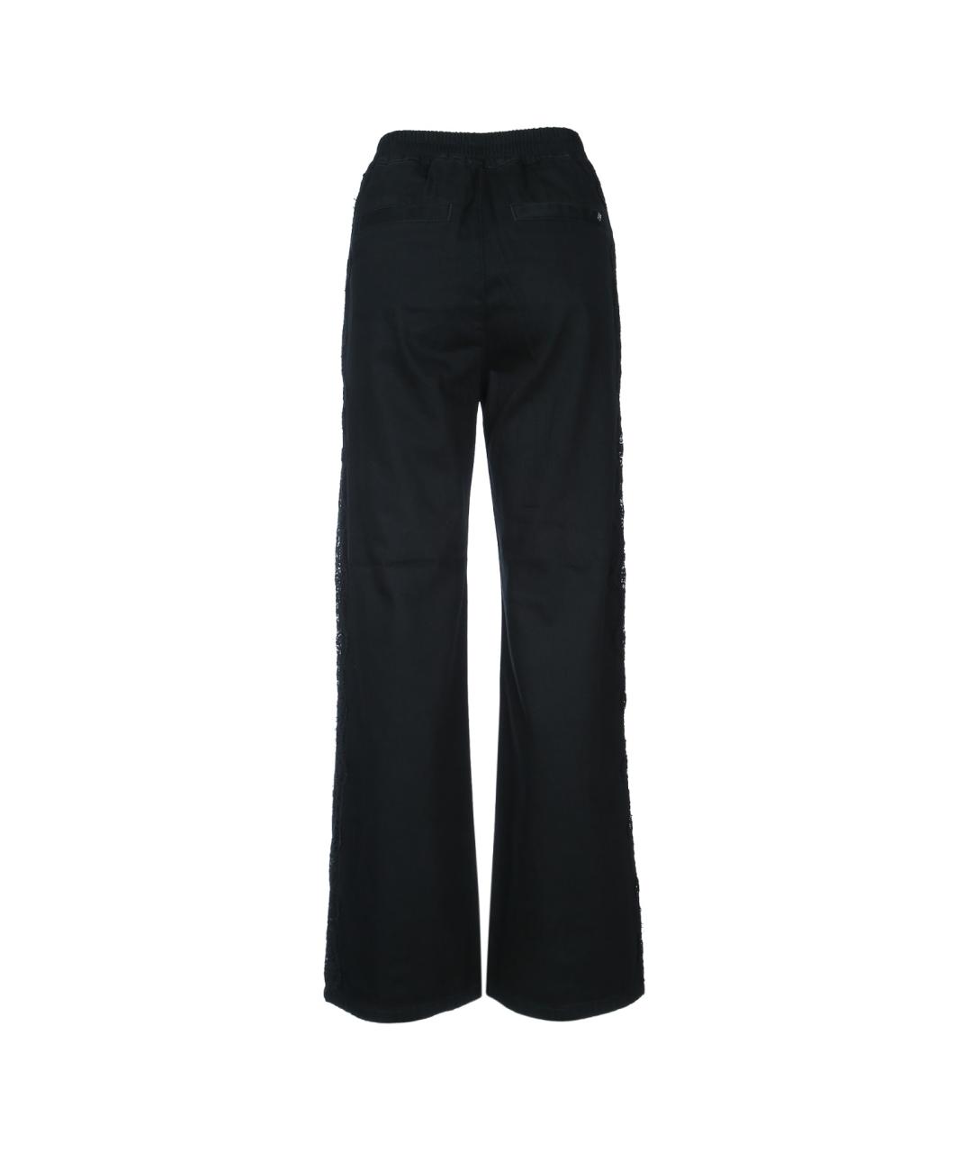 PINKO Черные прямые брюки, фото 2