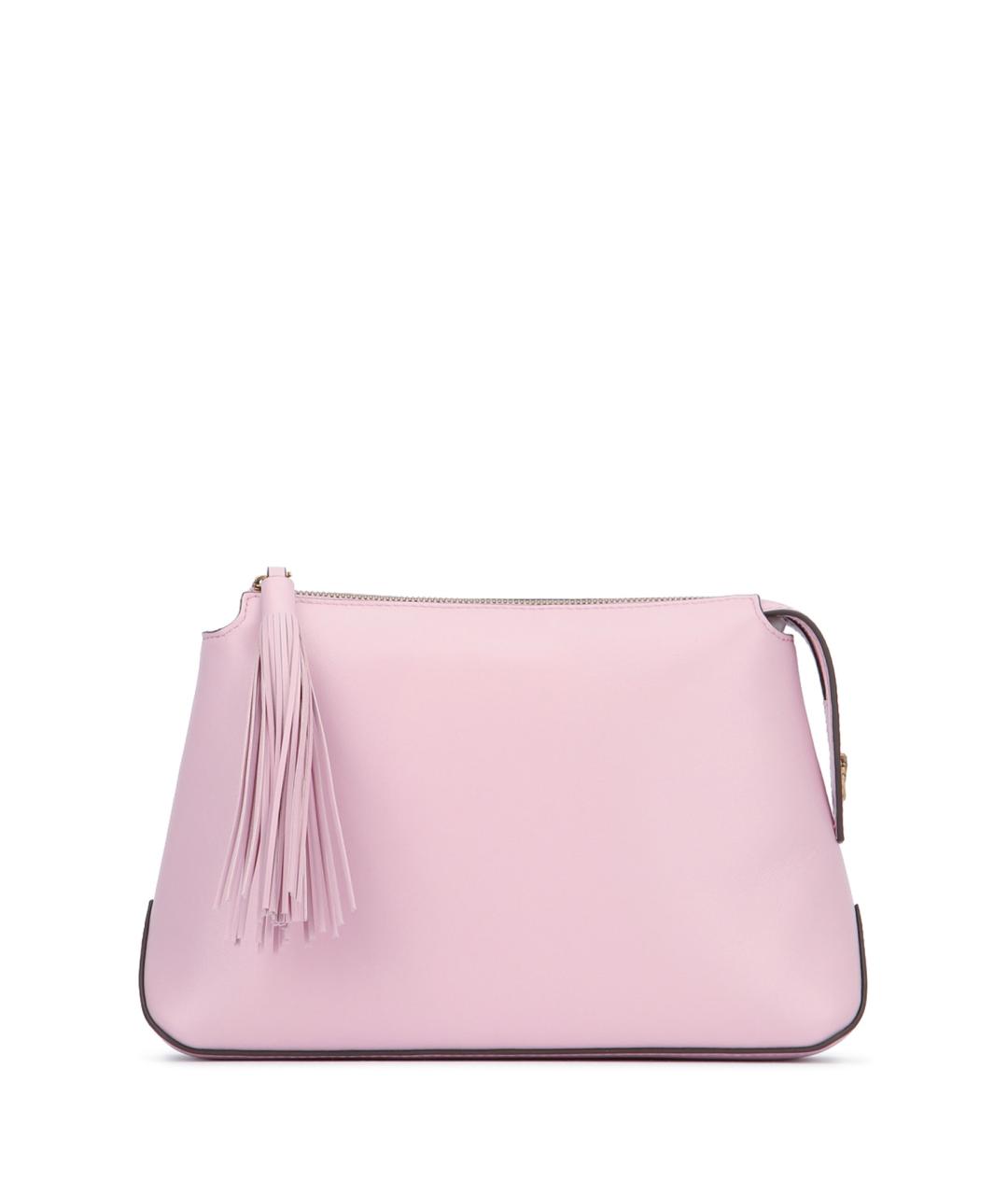 PINKO Розовая кожаная косметичка, фото 1