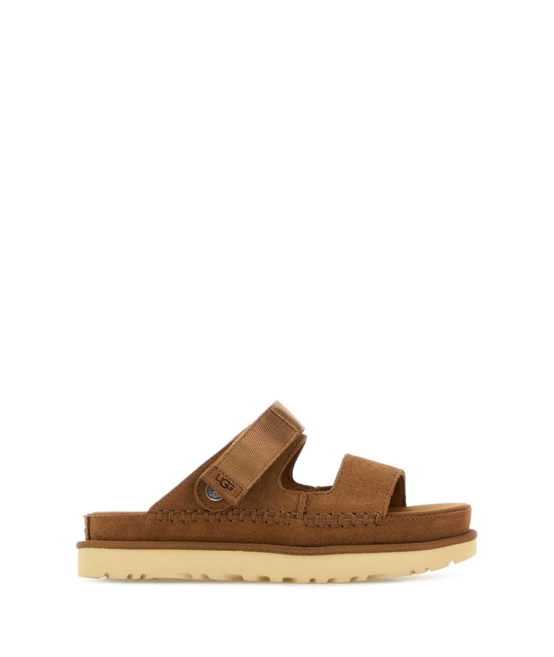 UGG AUSTRALIA Бежевые замшевые сандалии, фото 1