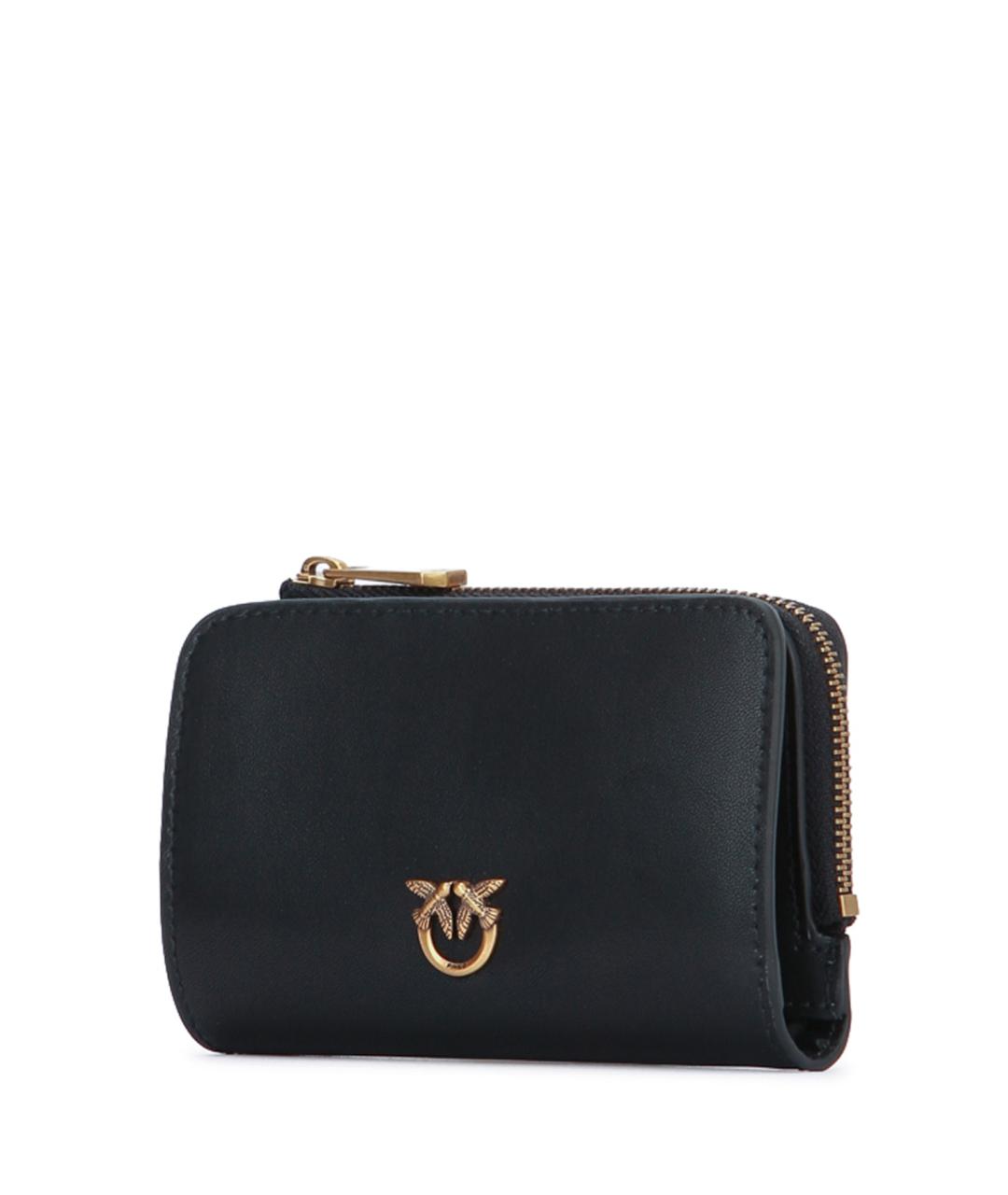 PINKO Черный кожаный кошелек, фото 2