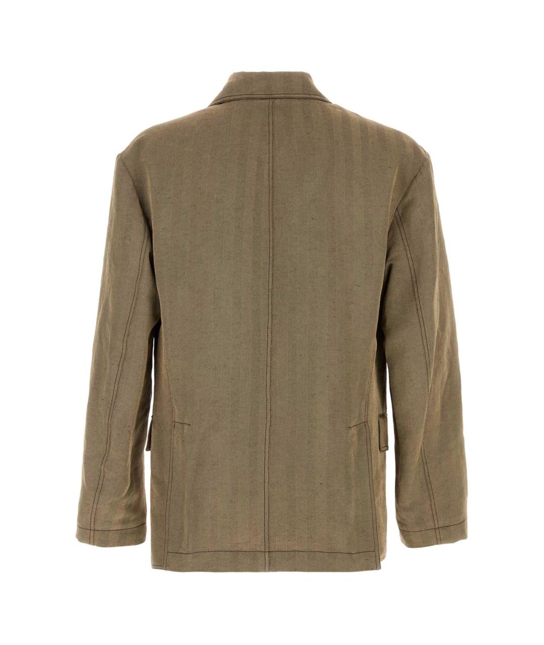 FERRAGAMO Мульти льняной пиджак, фото 2