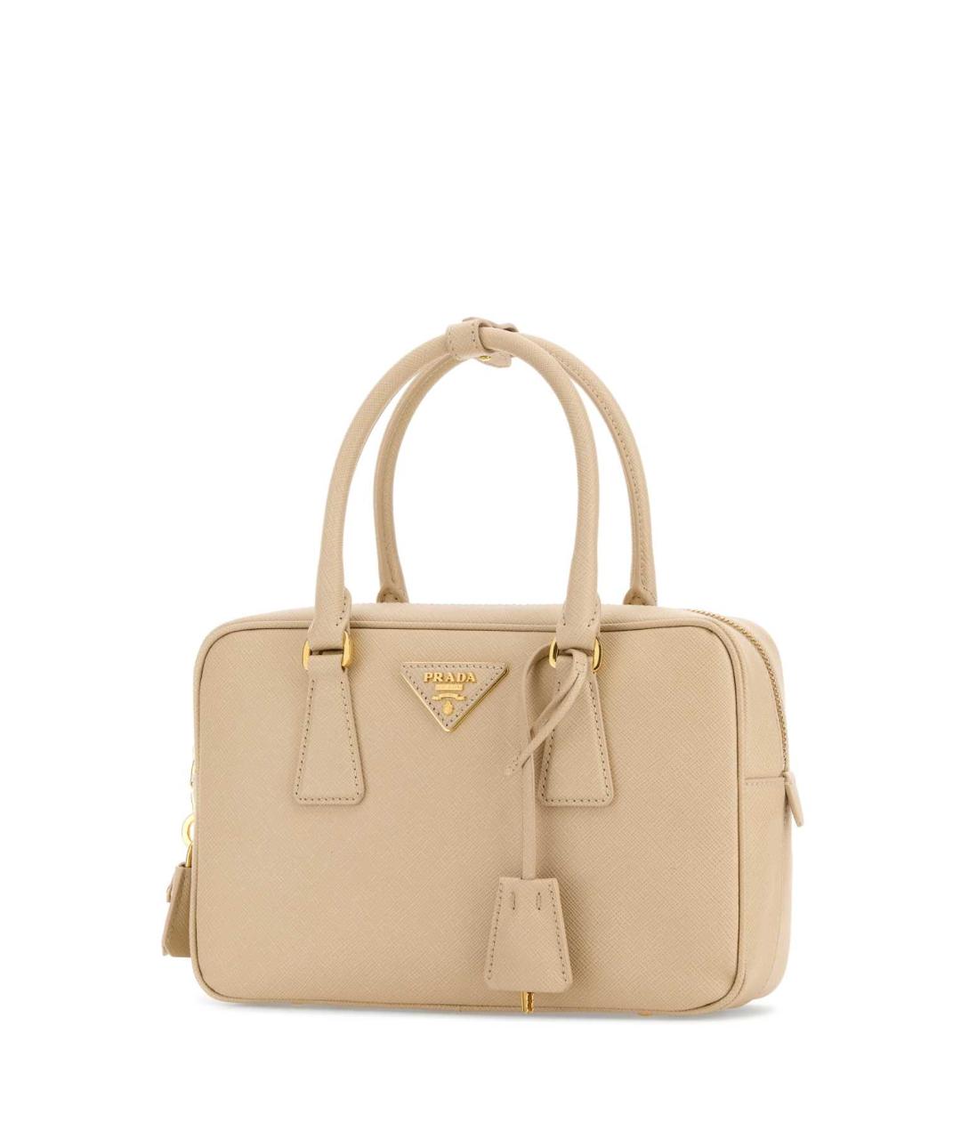 PRADA Бежевая кожаная сумка тоут, фото 2