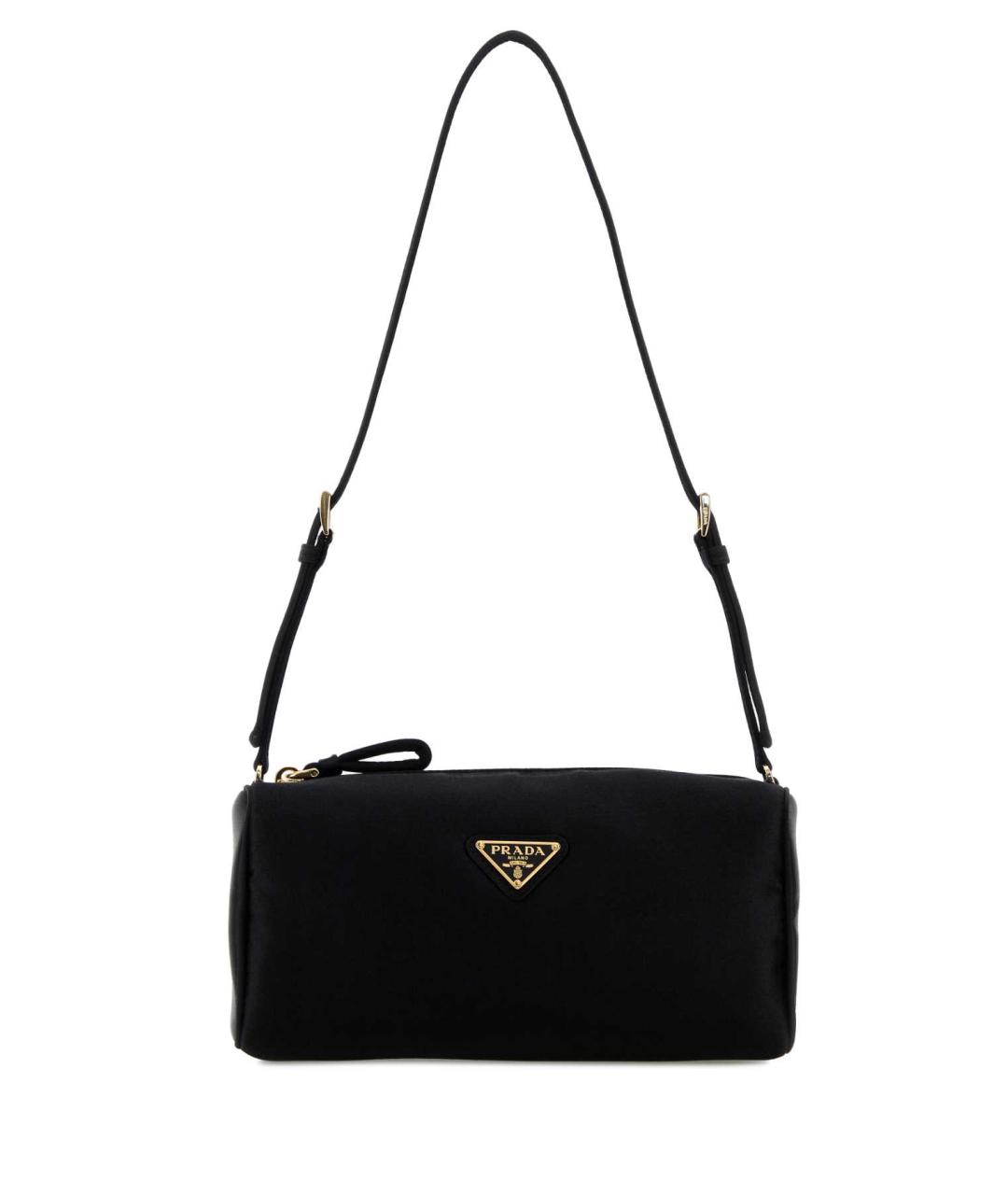 PRADA Черная тканевая сумка через плечо, фото 1