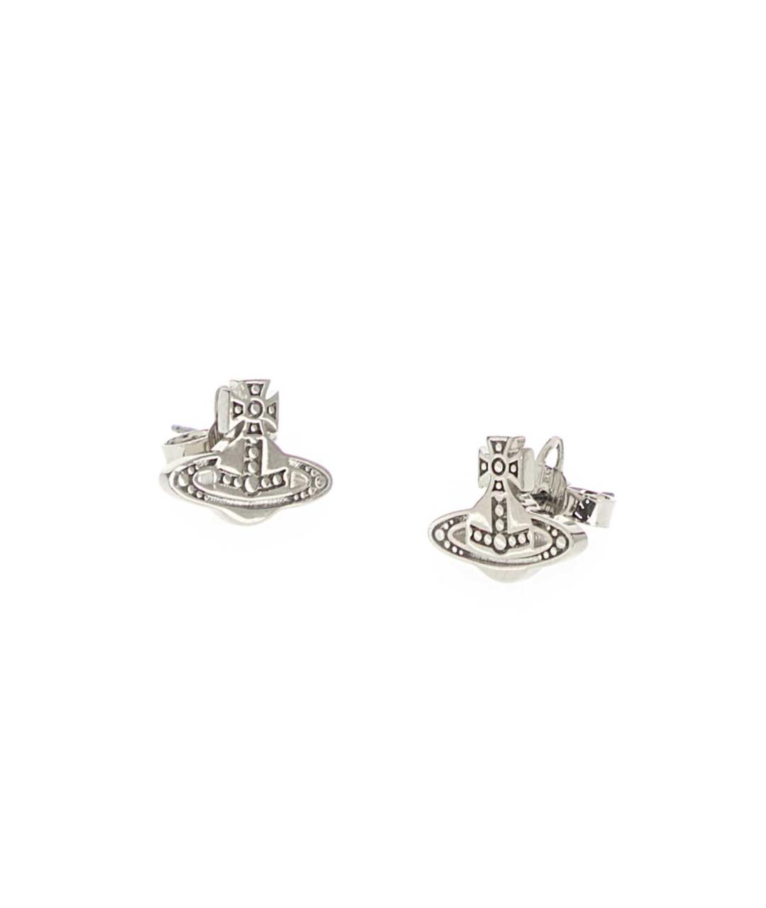 VIVIENNE WESTWOOD Серебряные металлические серьги, фото 2