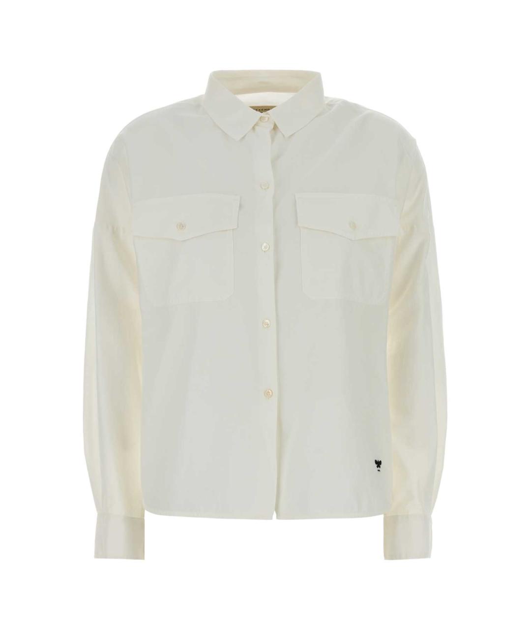 WEEKEND MAX MARA Белая хлопковая рубашка, фото 1