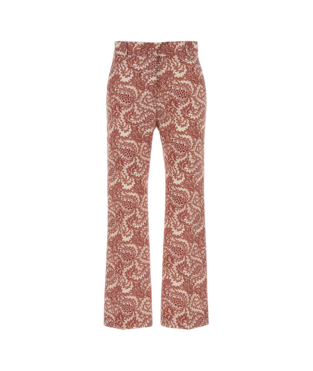 WEEKEND MAX MARA Мульти хлопковые прямые брюки, фото 1