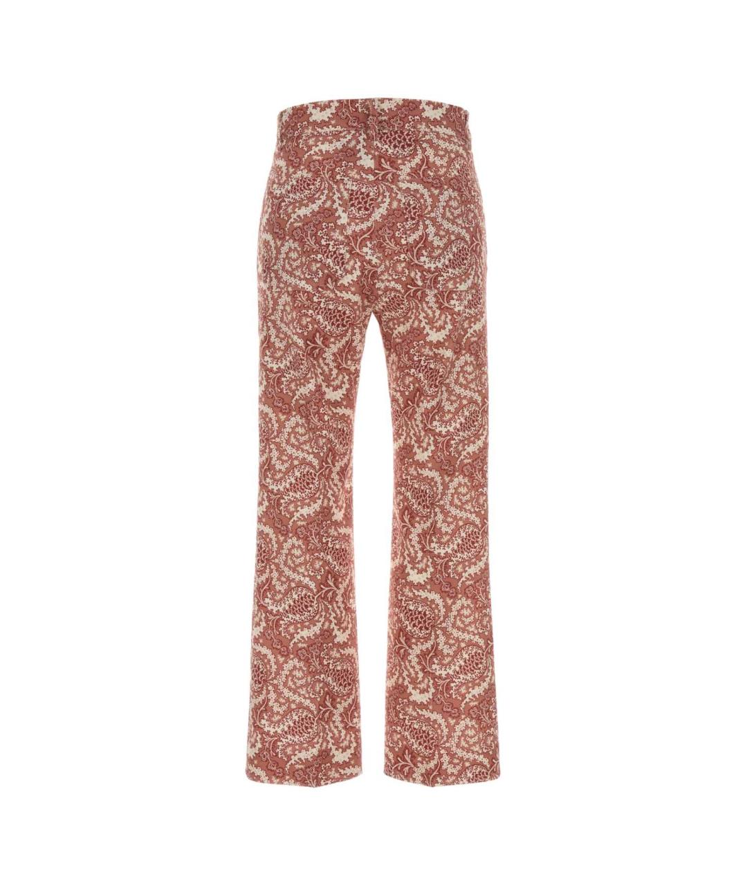 WEEKEND MAX MARA Мульти хлопковые прямые брюки, фото 2