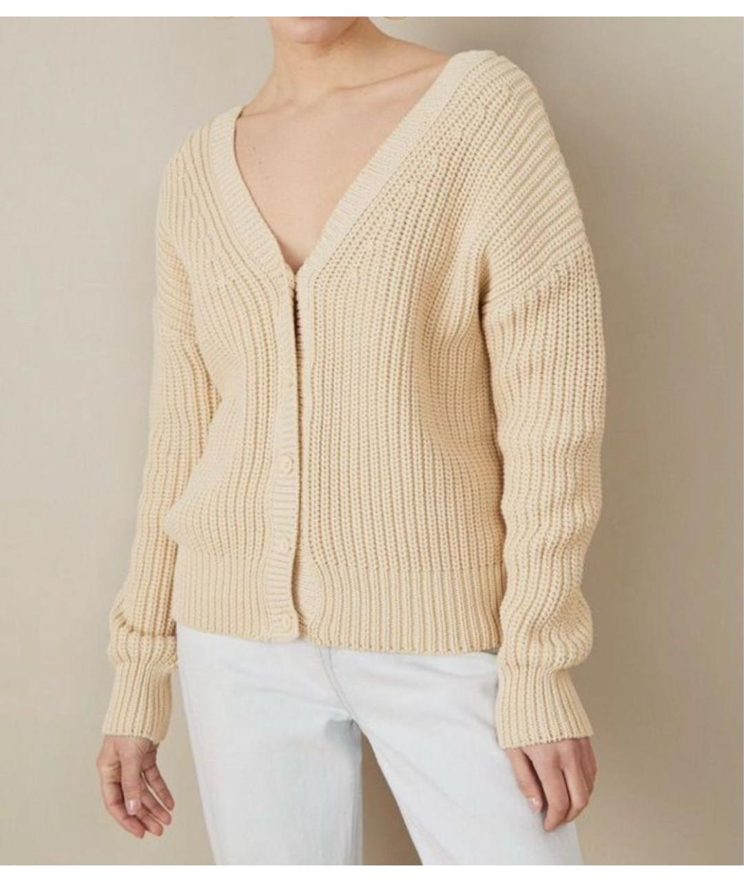 12 STOREEZ Бежевый хлопковый джемпер / свитер, фото 4