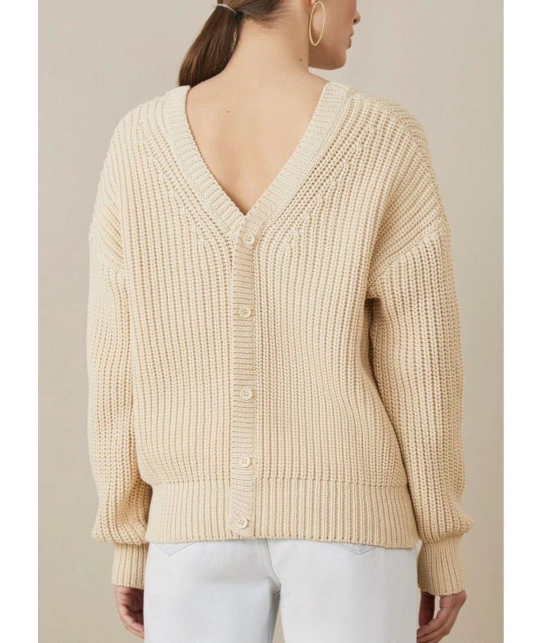 12 STOREEZ Бежевый хлопковый джемпер / свитер, фото 2