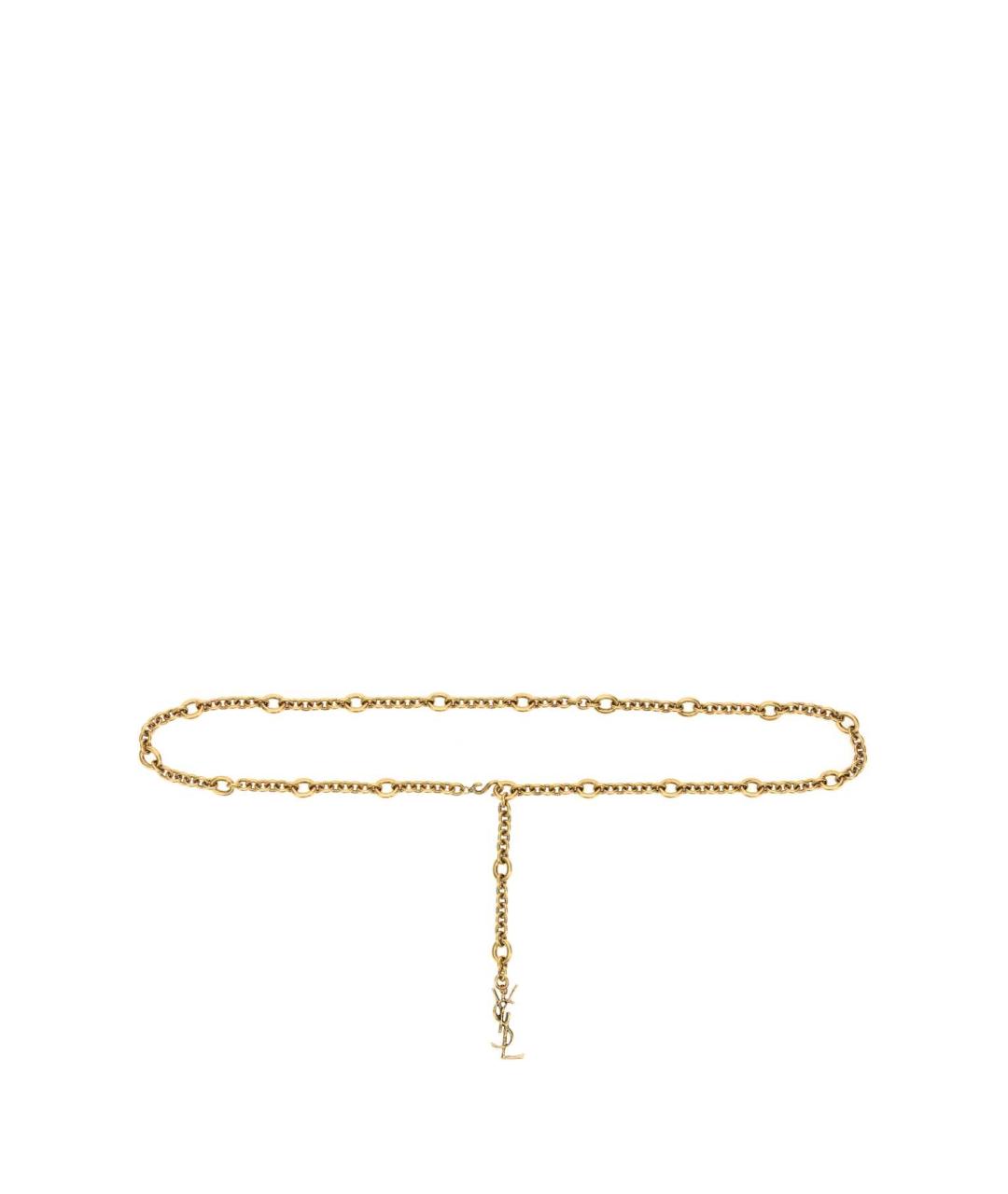 SAINT LAURENT Золотой ремень, фото 1