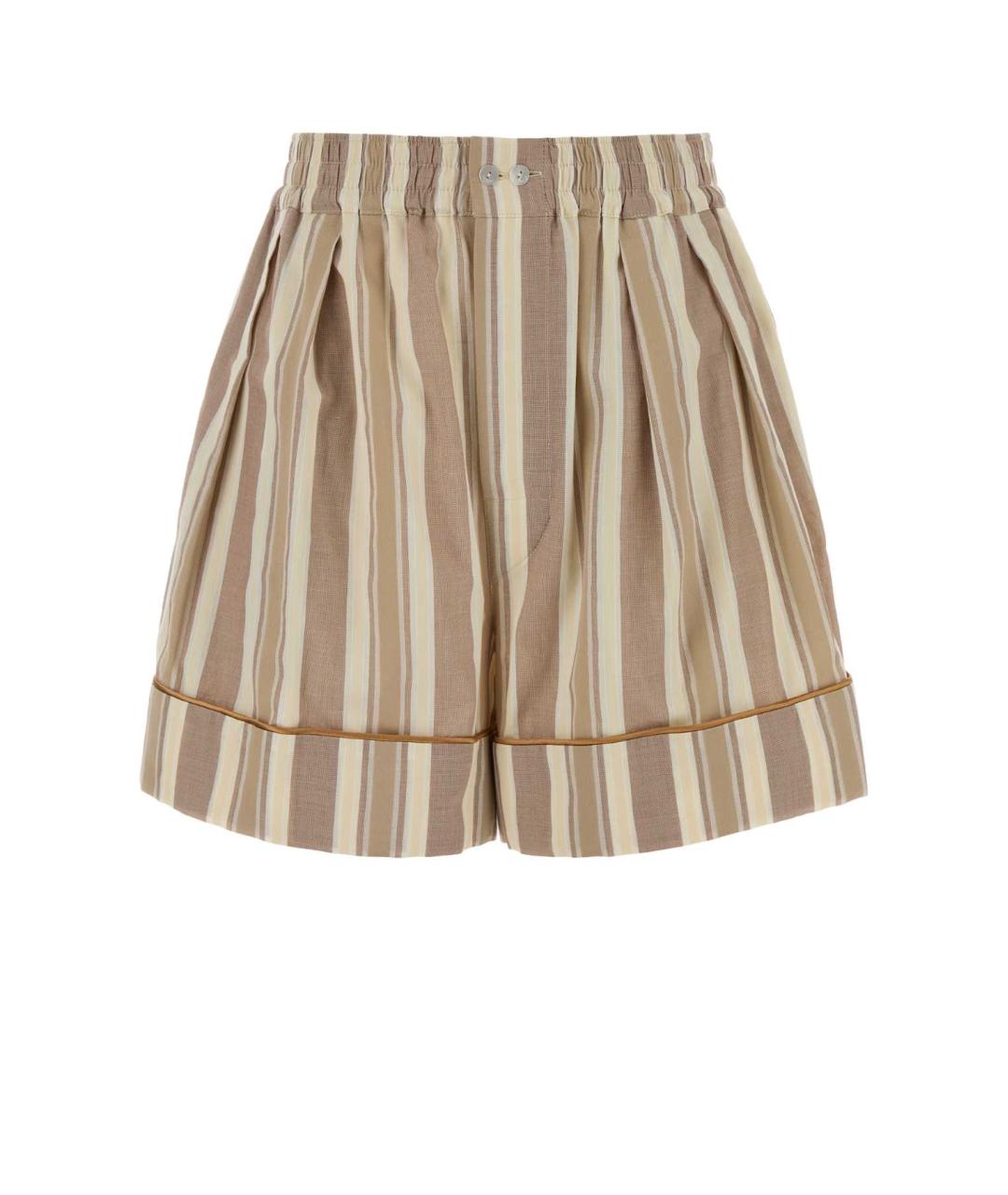 SAINT LAURENT Мульти хлопковые шорты, фото 1