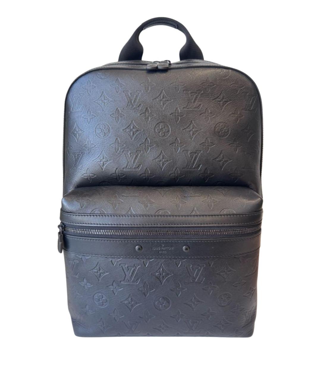 LOUIS VUITTON Черный кожаный рюкзак, фото 1