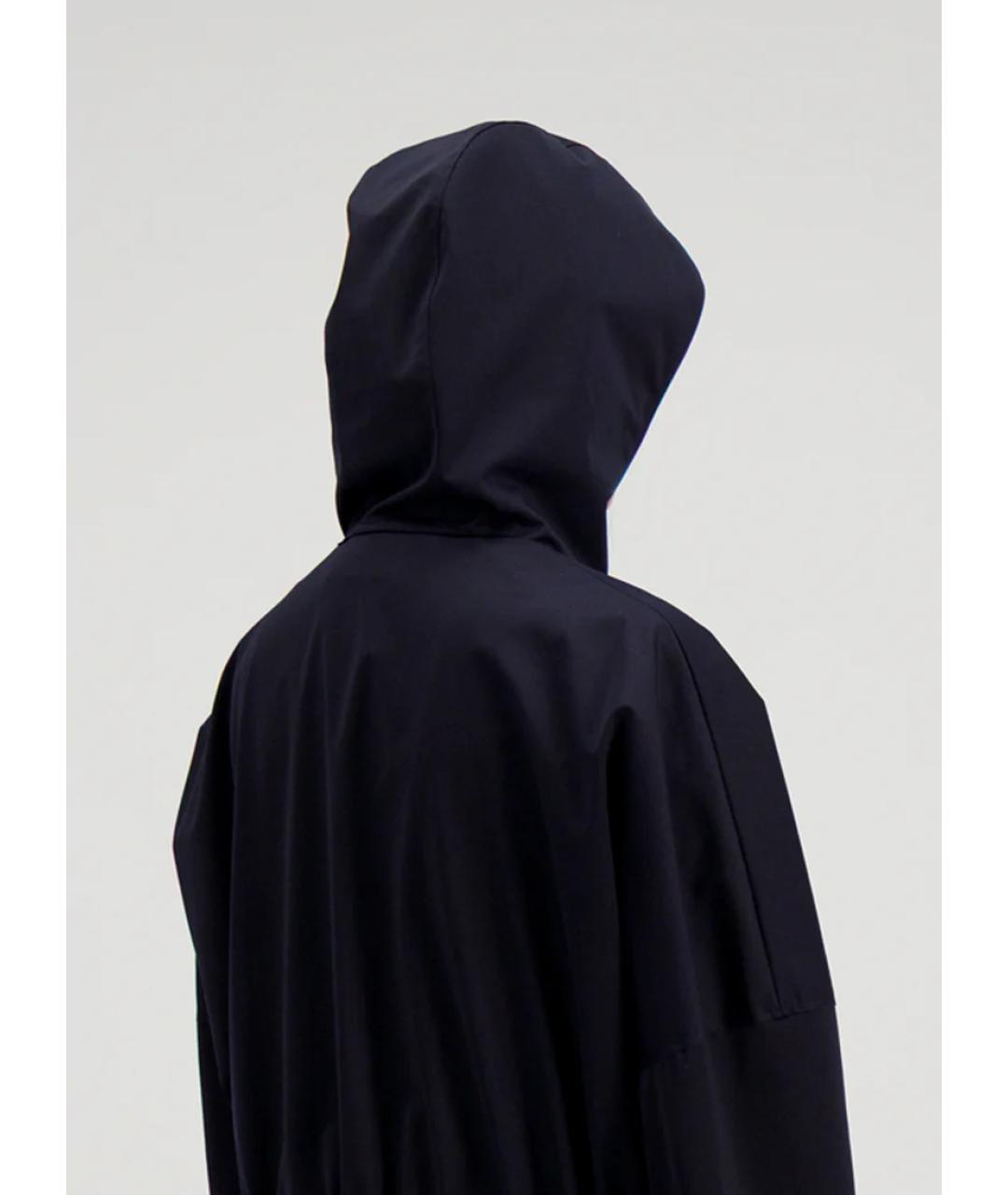 HARRIS WHARF LONDON Синяя полиэстеровая куртка, фото 4