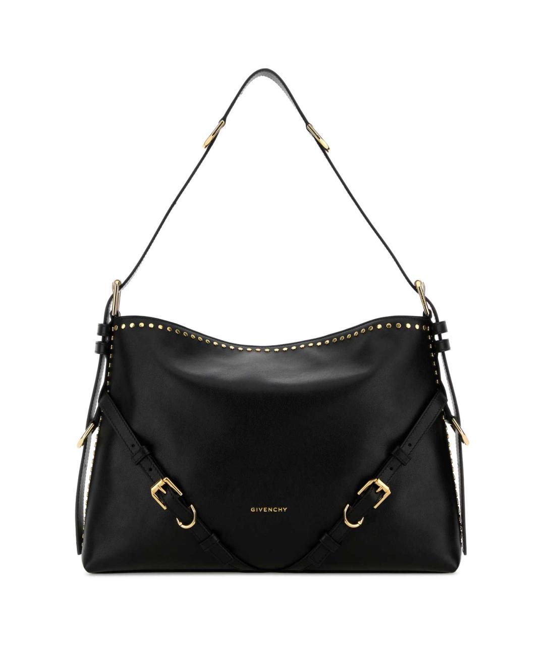 GIVENCHY Черная кожаная сумка через плечо, фото 1