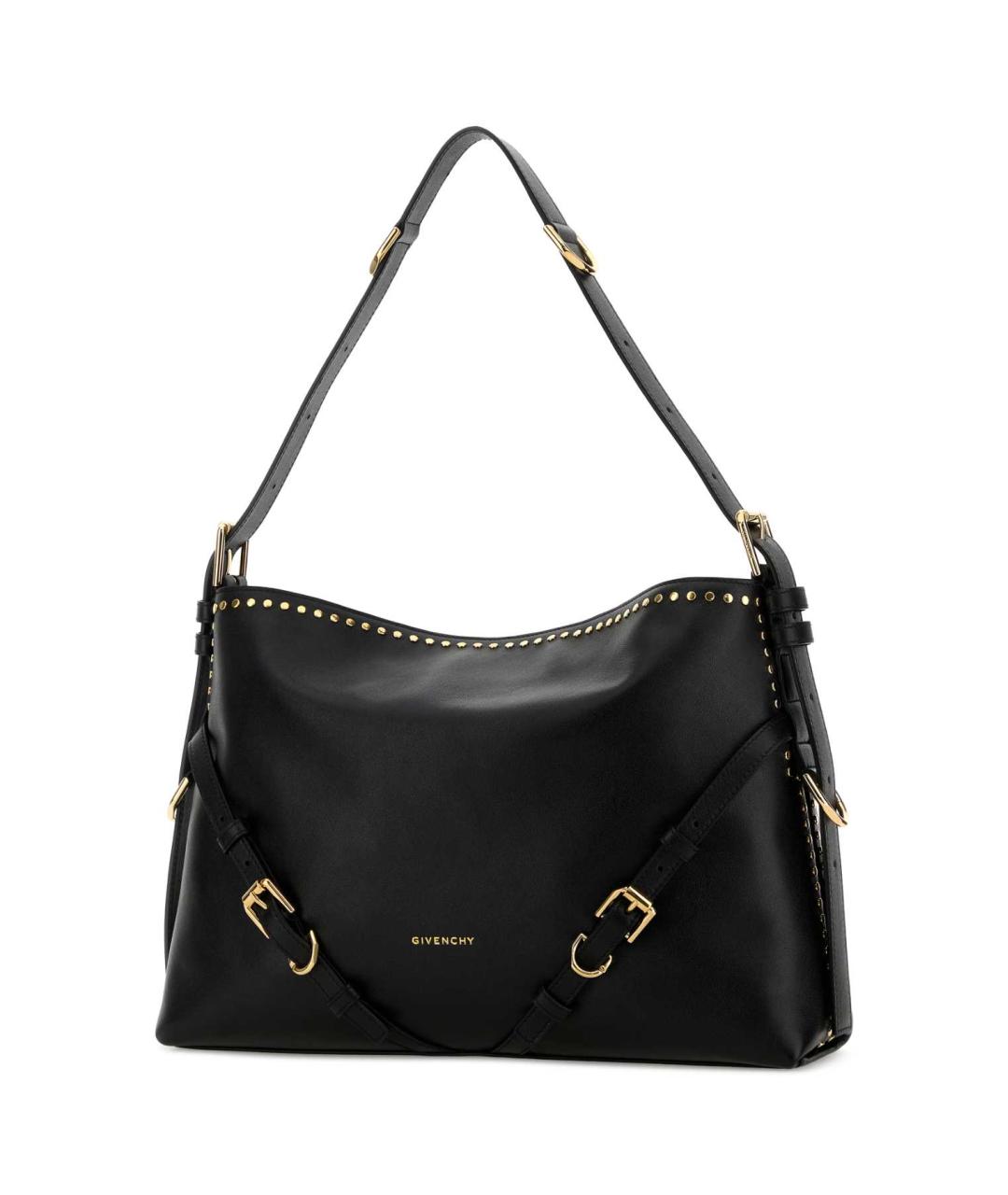 GIVENCHY Черная кожаная сумка через плечо, фото 2