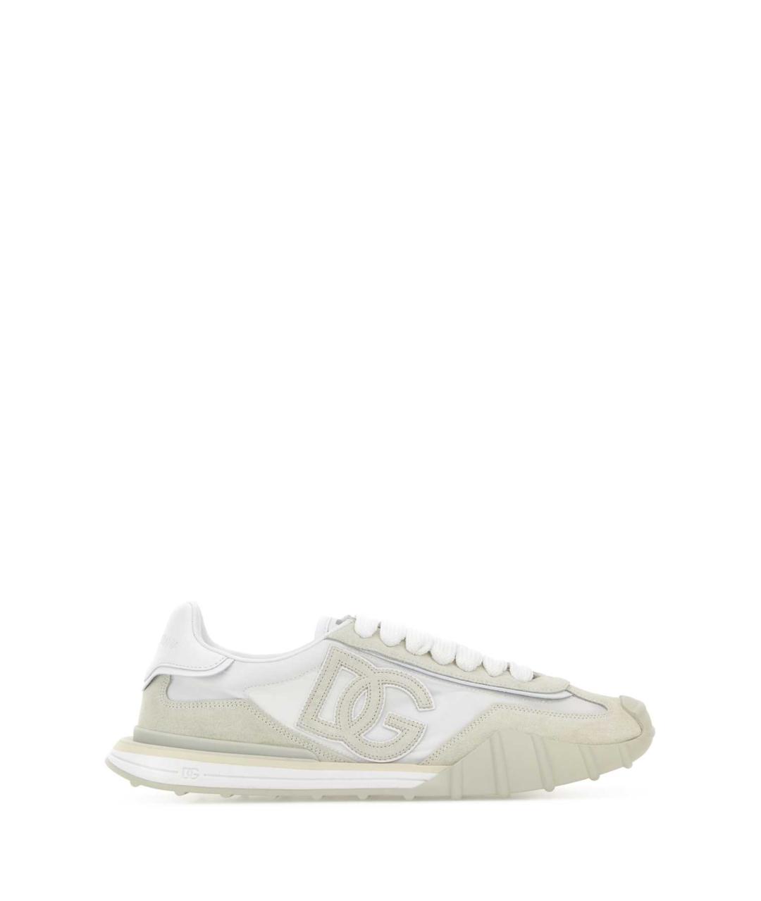 DOLCE&GABBANA Мульти текстильные низкие кроссовки / кеды, фото 1