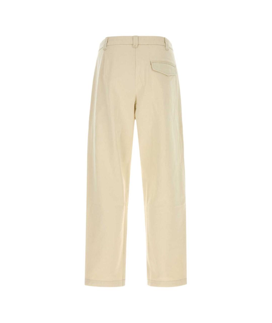 A.P.C. Бежевые хлопковые повседневные брюки, фото 2