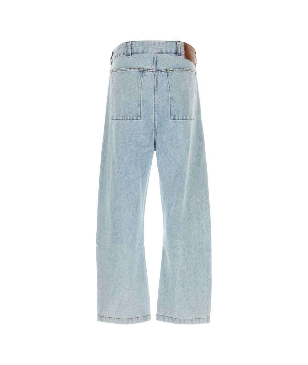 entire studios Голубые хлопковые прямые джинсы, фото 2