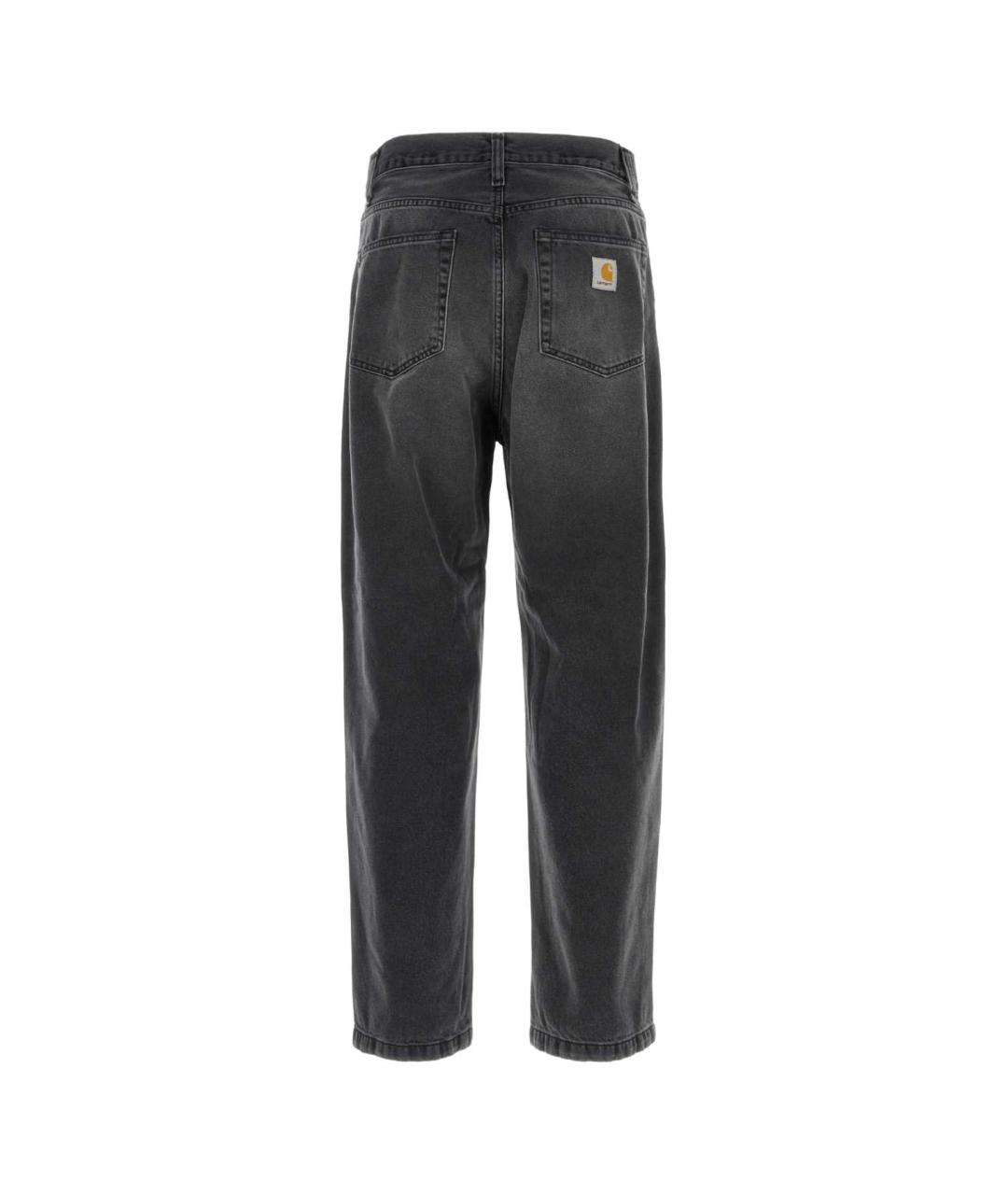 CARHARTT WIP Черные хлопковые прямые джинсы, фото 2