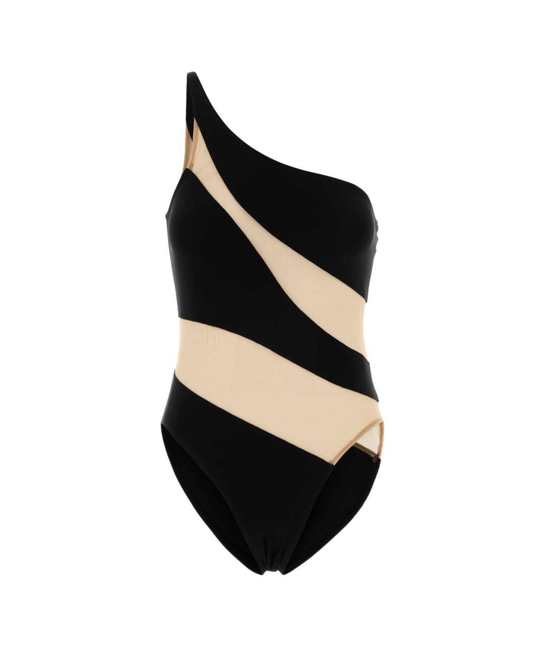 NORMA KAMALI Черный полиэстеровый купальник, фото 3