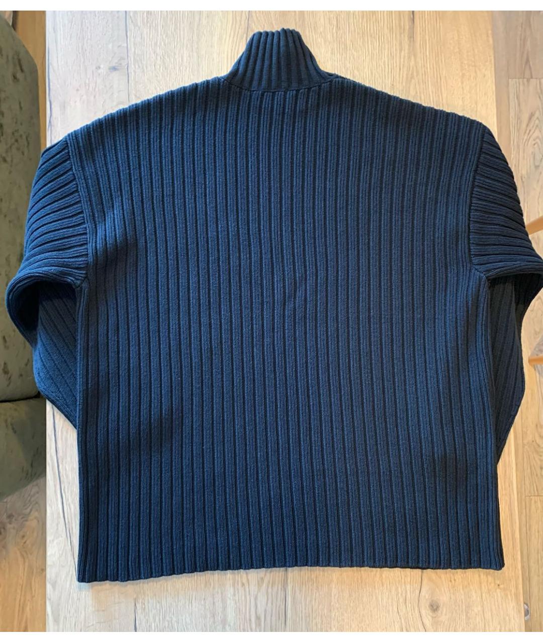 BALENCIAGA Черный хлопковый джемпер / свитер, фото 2