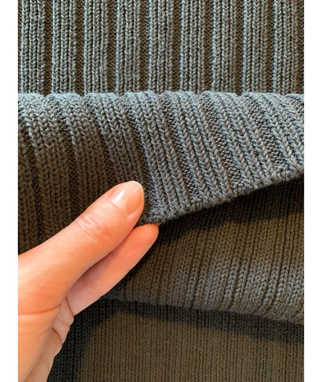 BALENCIAGA Черный хлопковый джемпер / свитер, фото 4