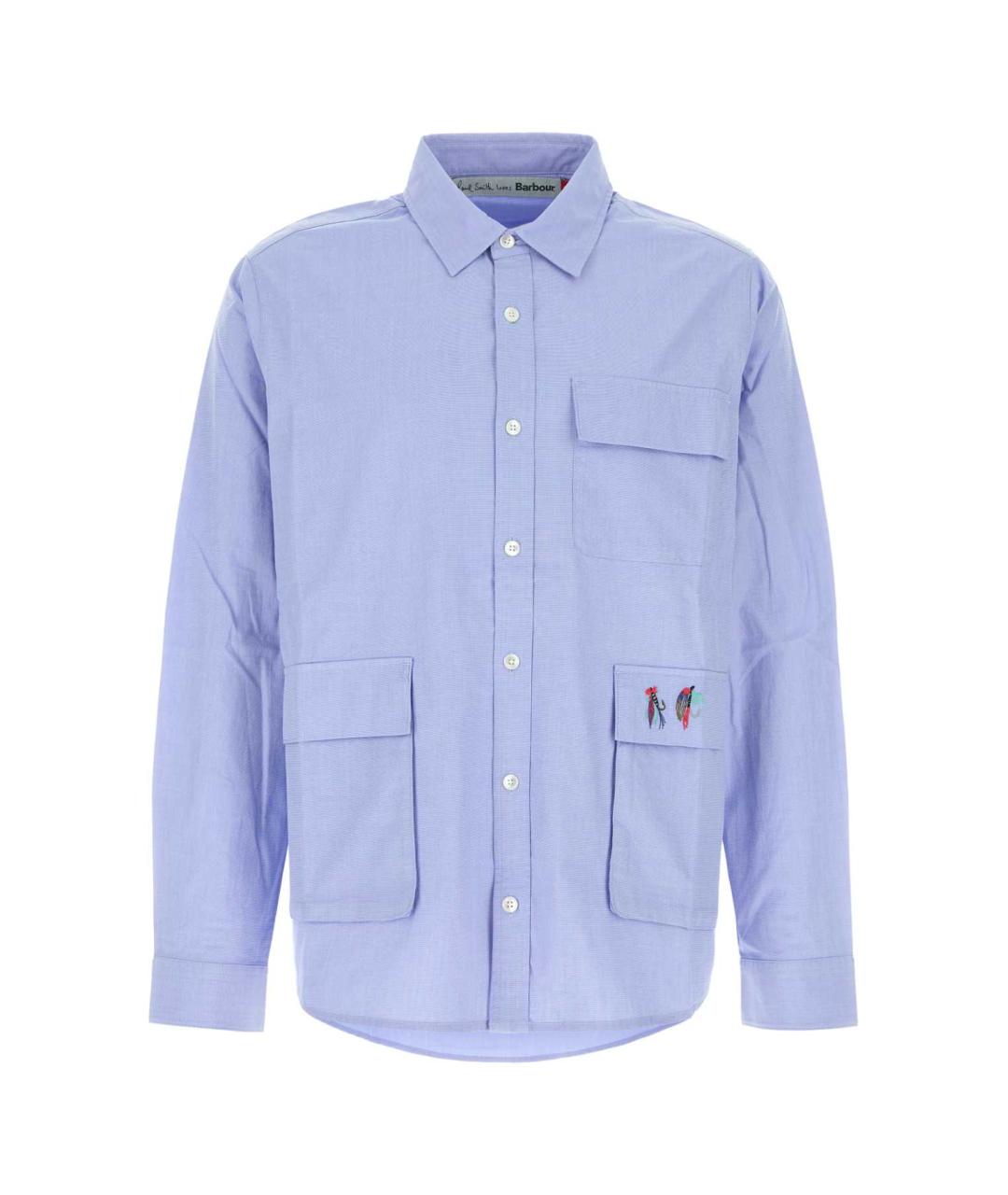 BARBOUR Голубая хлопковая кэжуал рубашка, фото 1