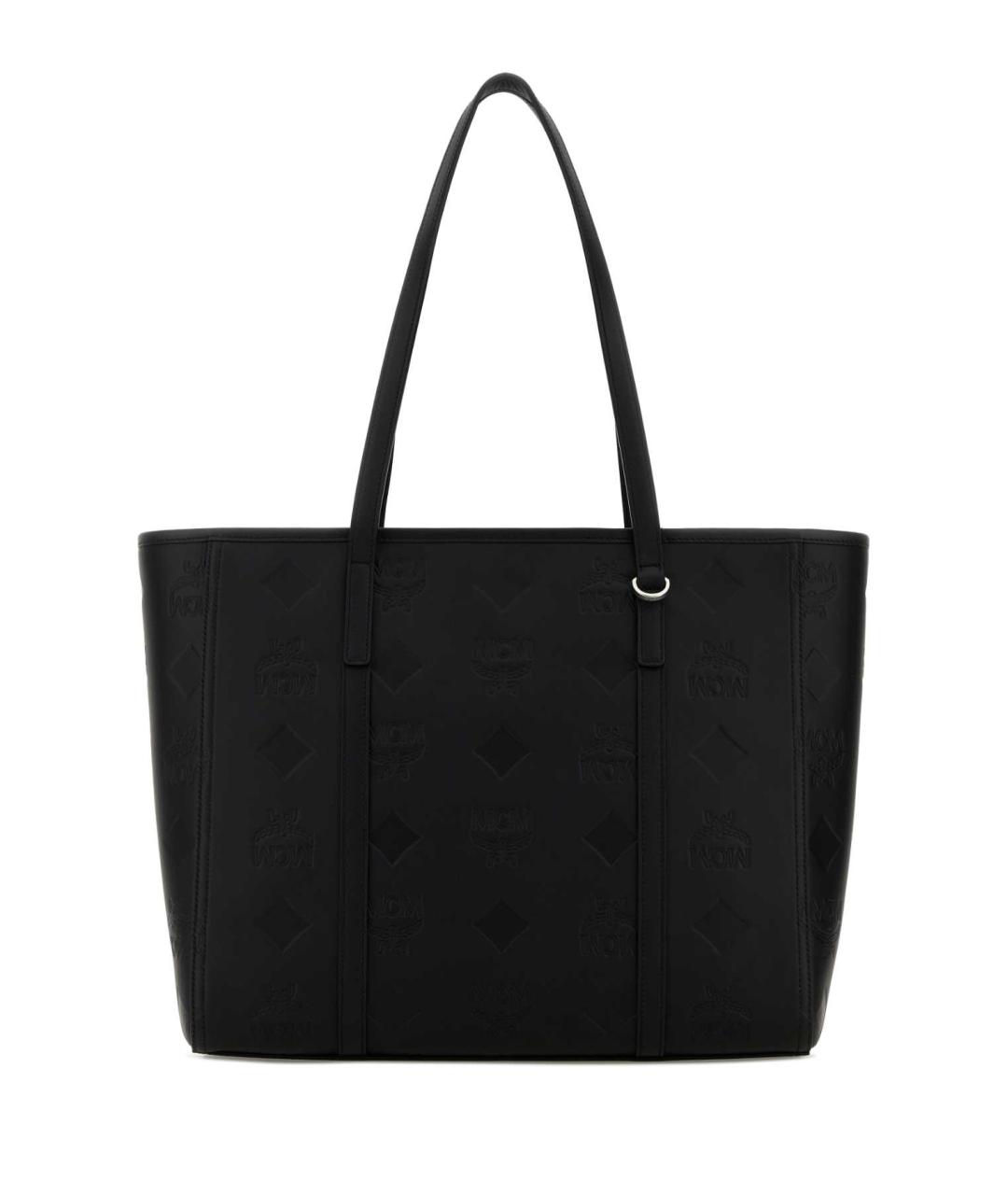 MCM Черная синтетическая сумка тоут, фото 1